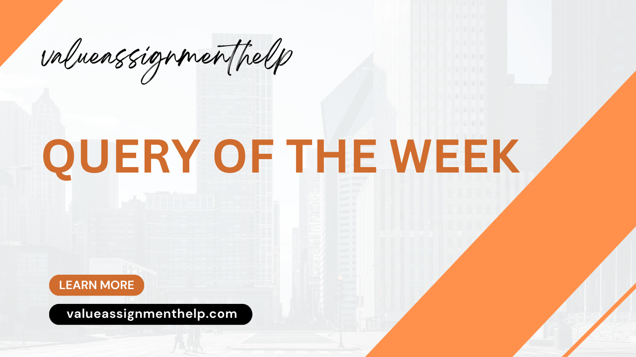 Query Of The Week Min