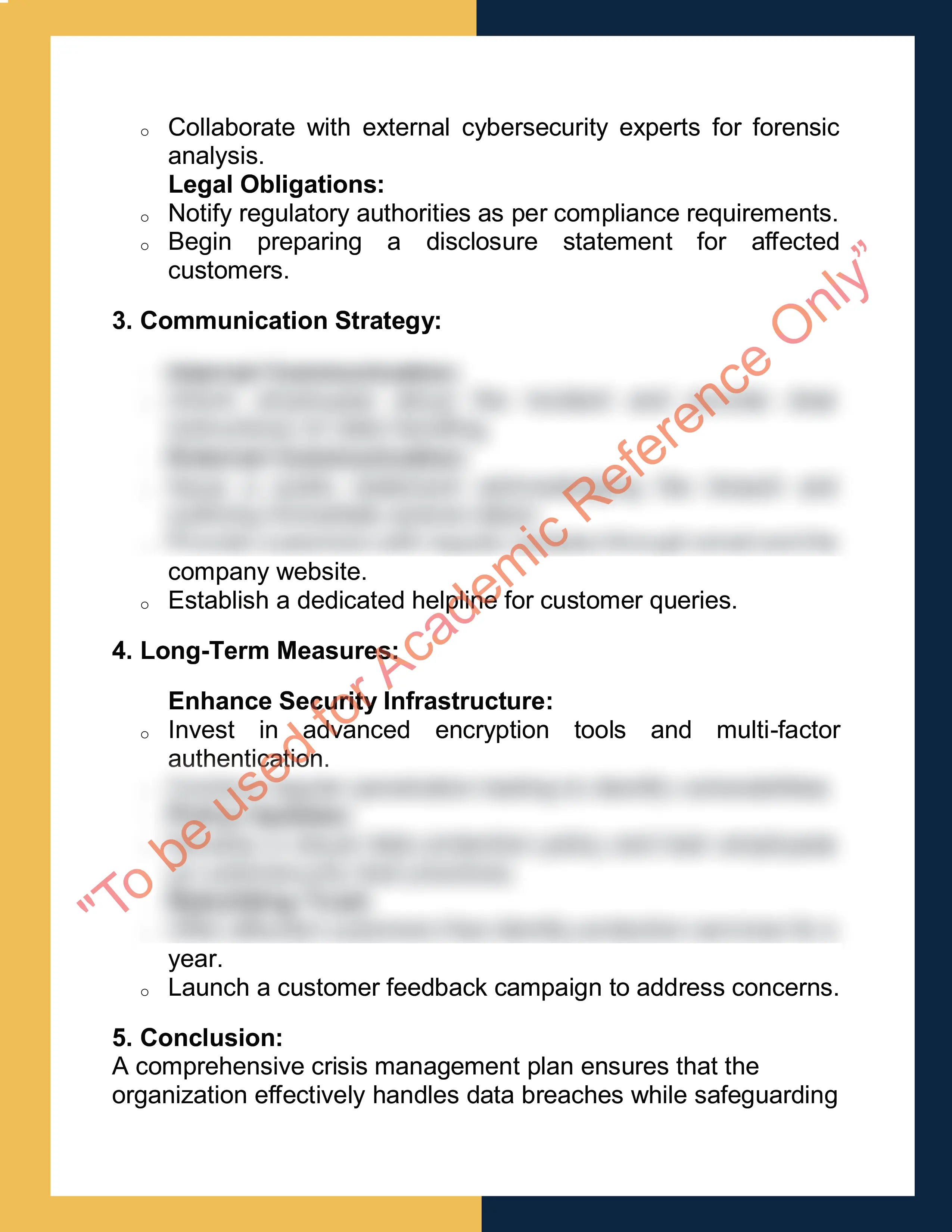 Assignment sample solution of RMGT502 - Risk and Crisis Management 1