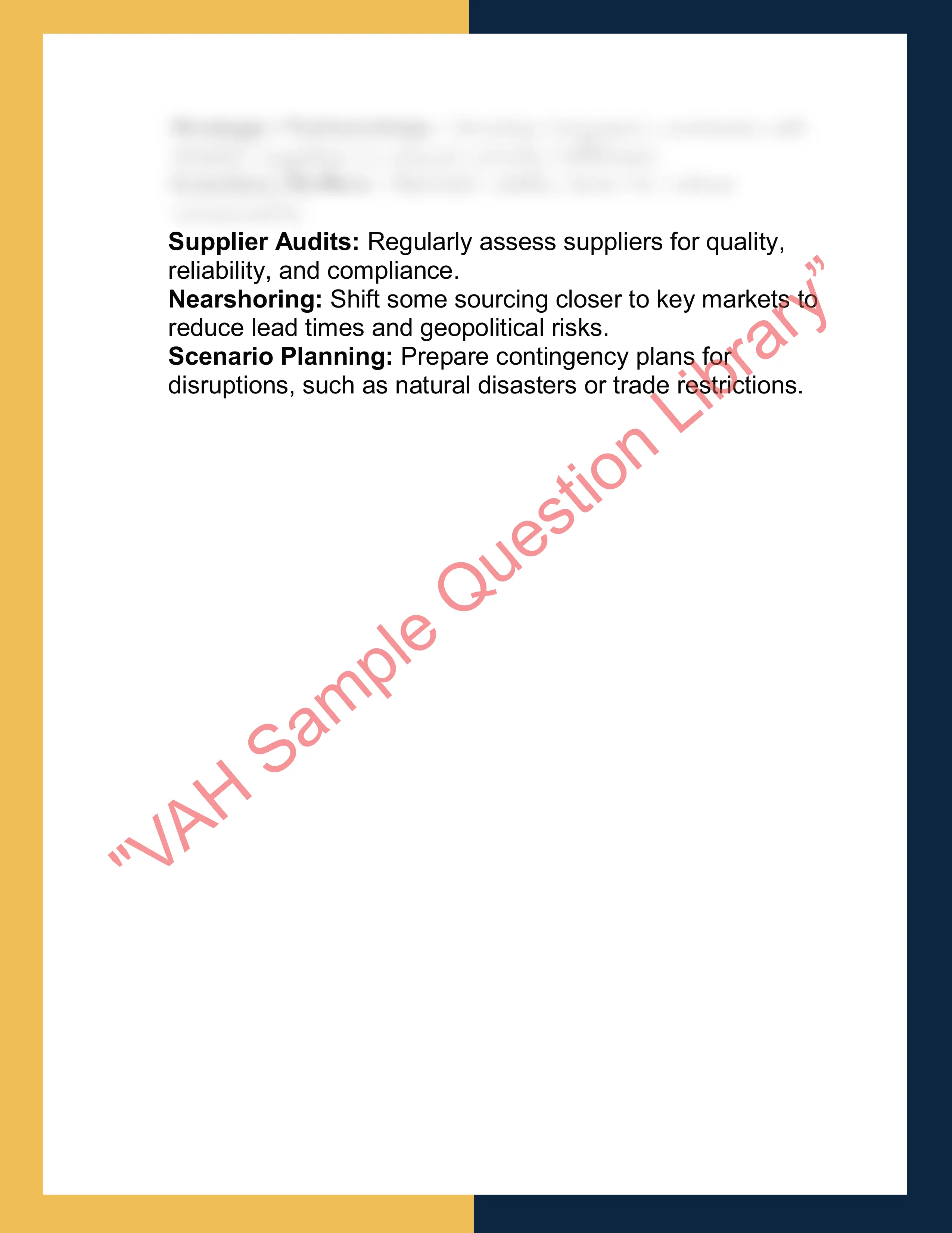 SCM601 – Supply Chain  Management 4