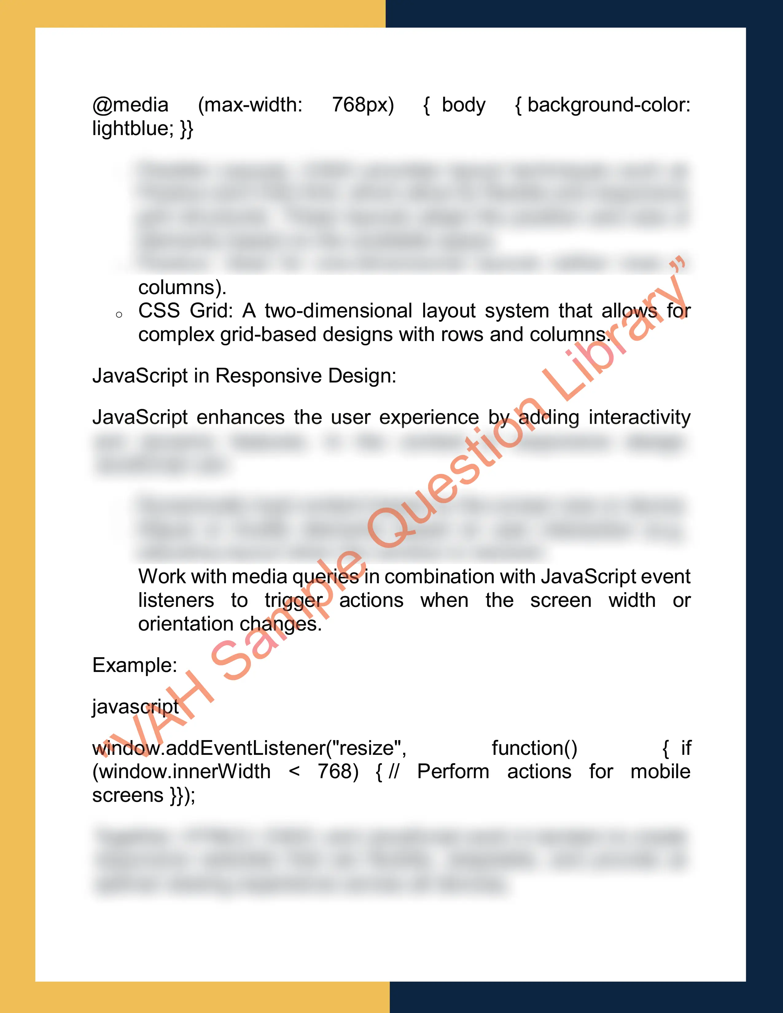 Assignment sample solution of SIT208 -  Web and Mobile Application Development 2