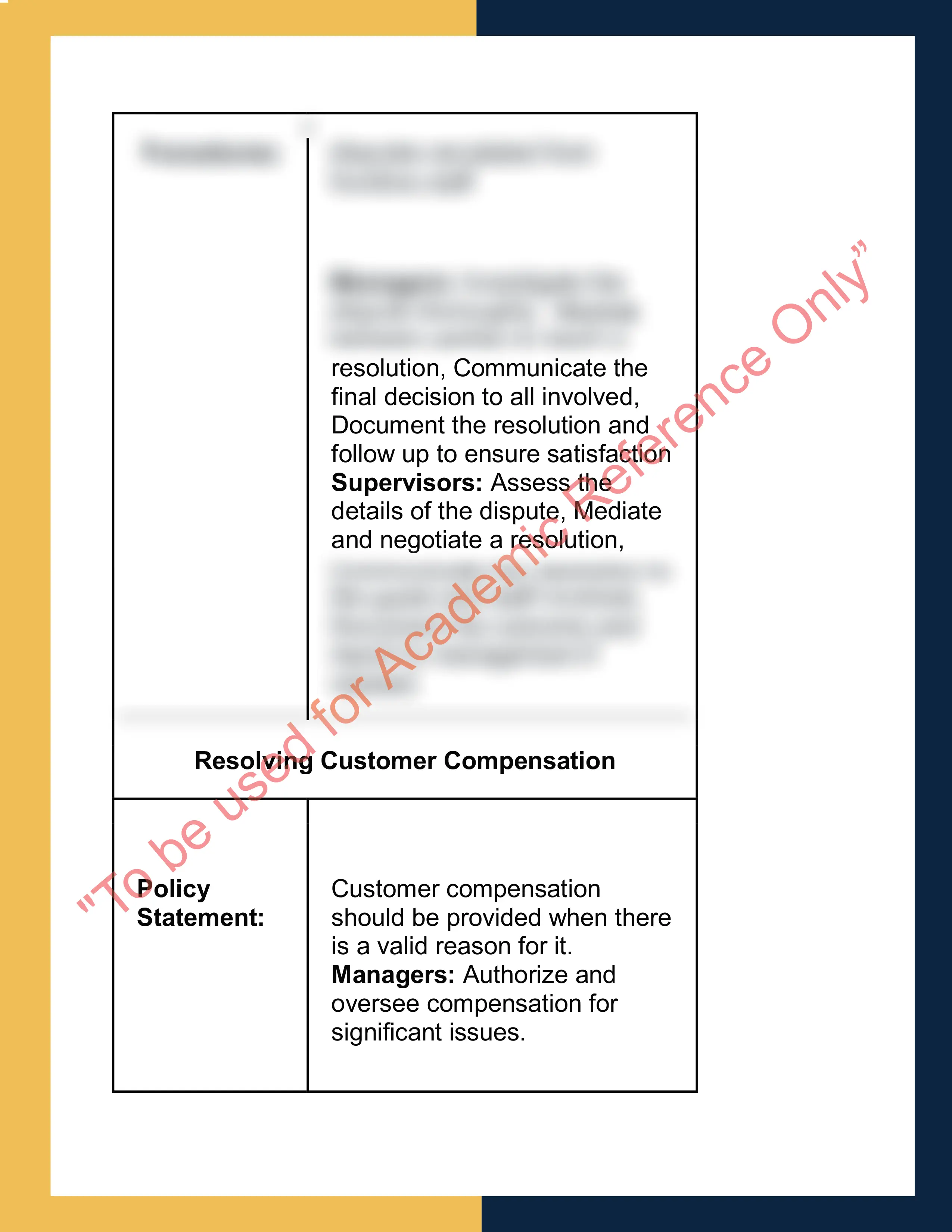 Sample Solution for SITXCCS014 - Provide Service to Customers 3