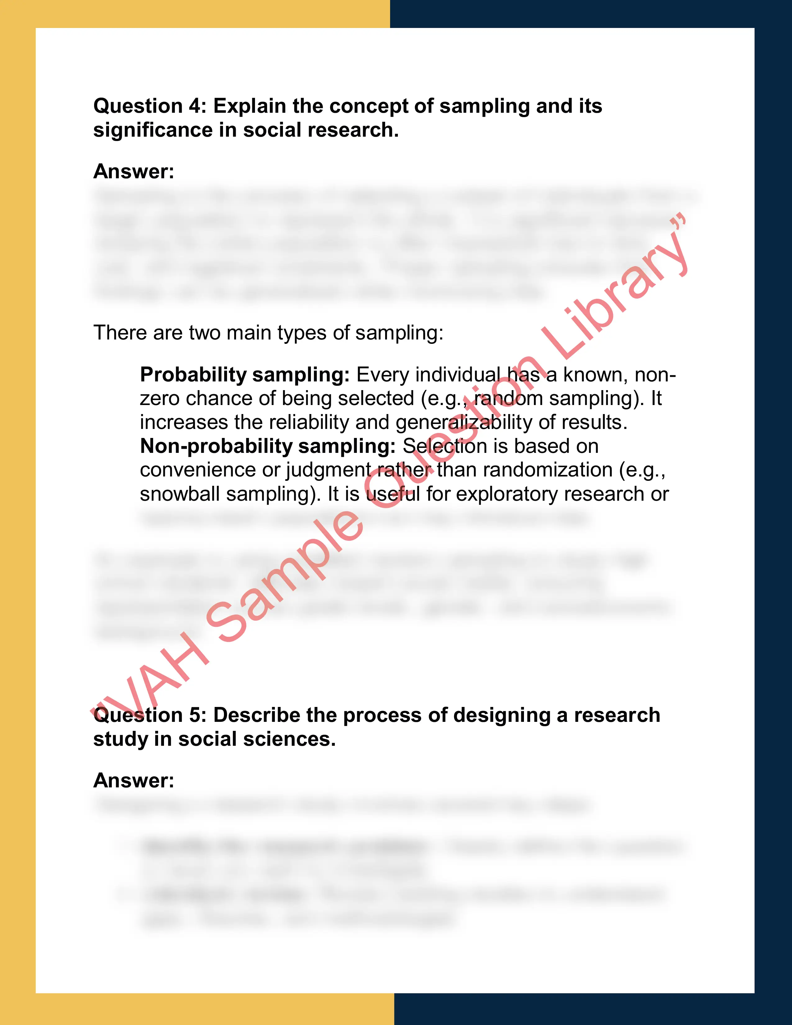 SOC201 – Social Research Methods  Report 2