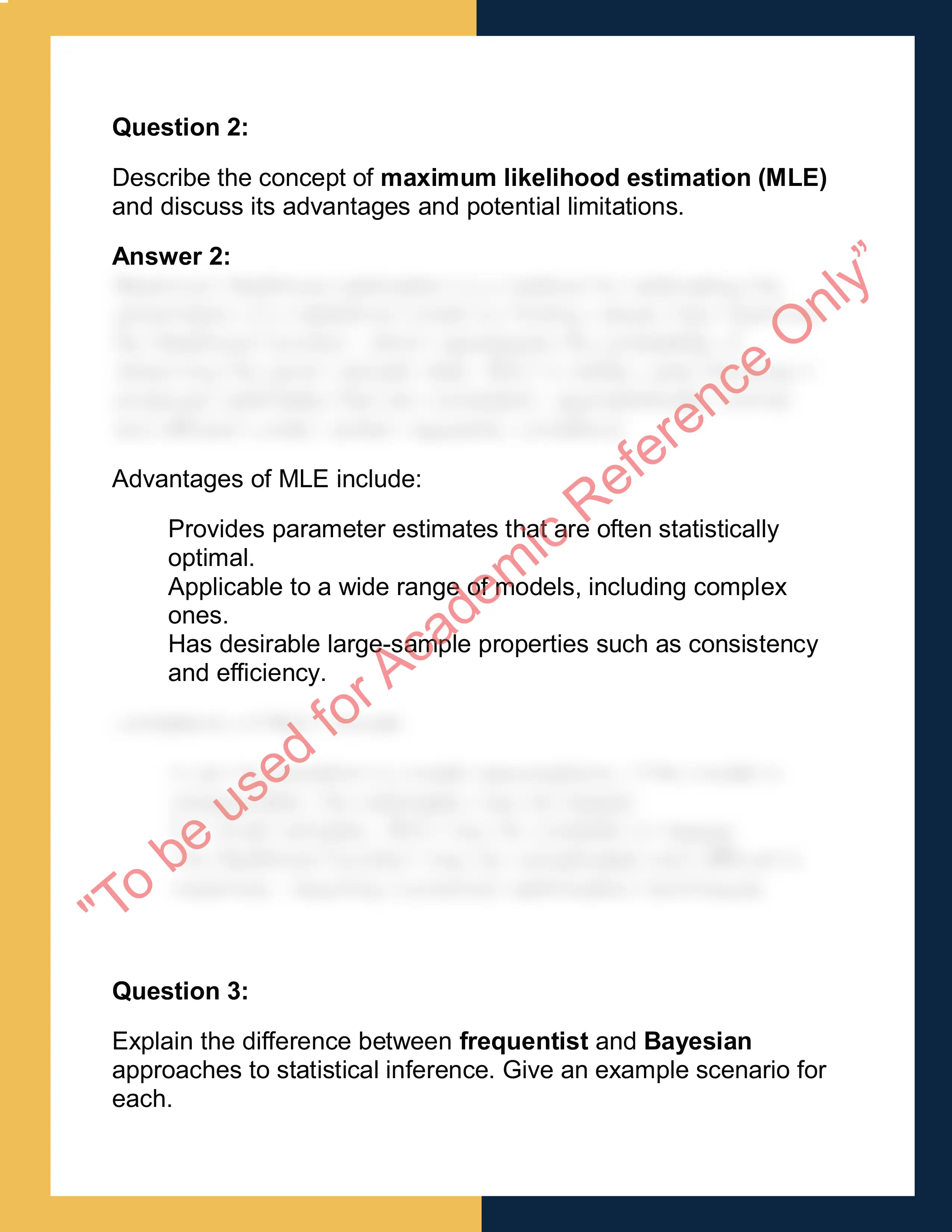 ST411 –  Statistical Inference 1