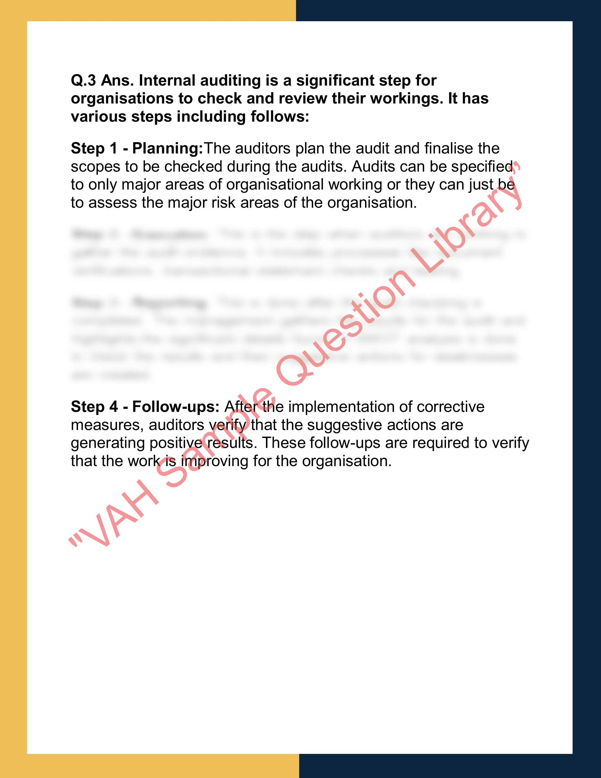 ACCT405 - Internal Audit and Management 2