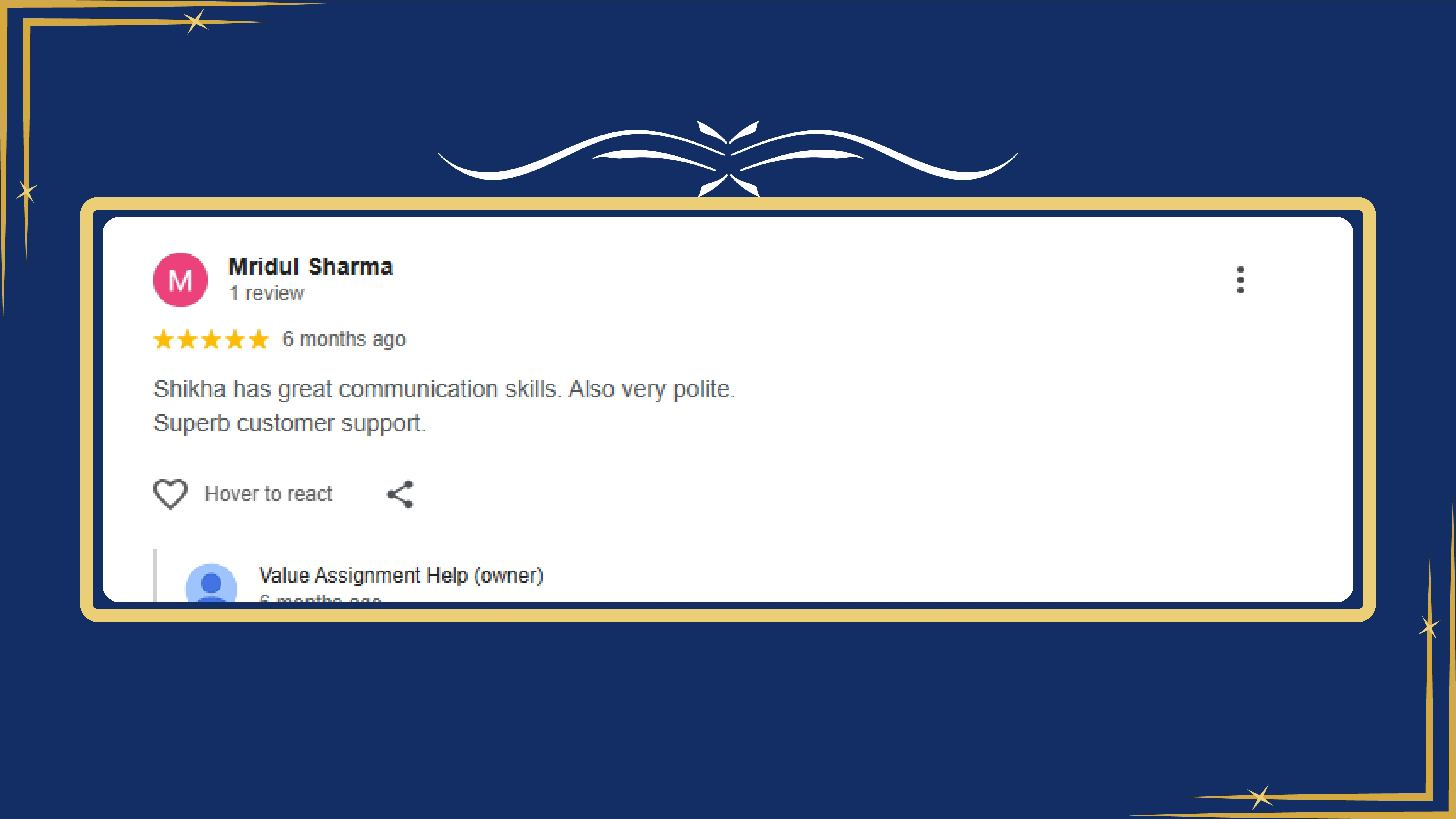 Assignment help review by image reviews