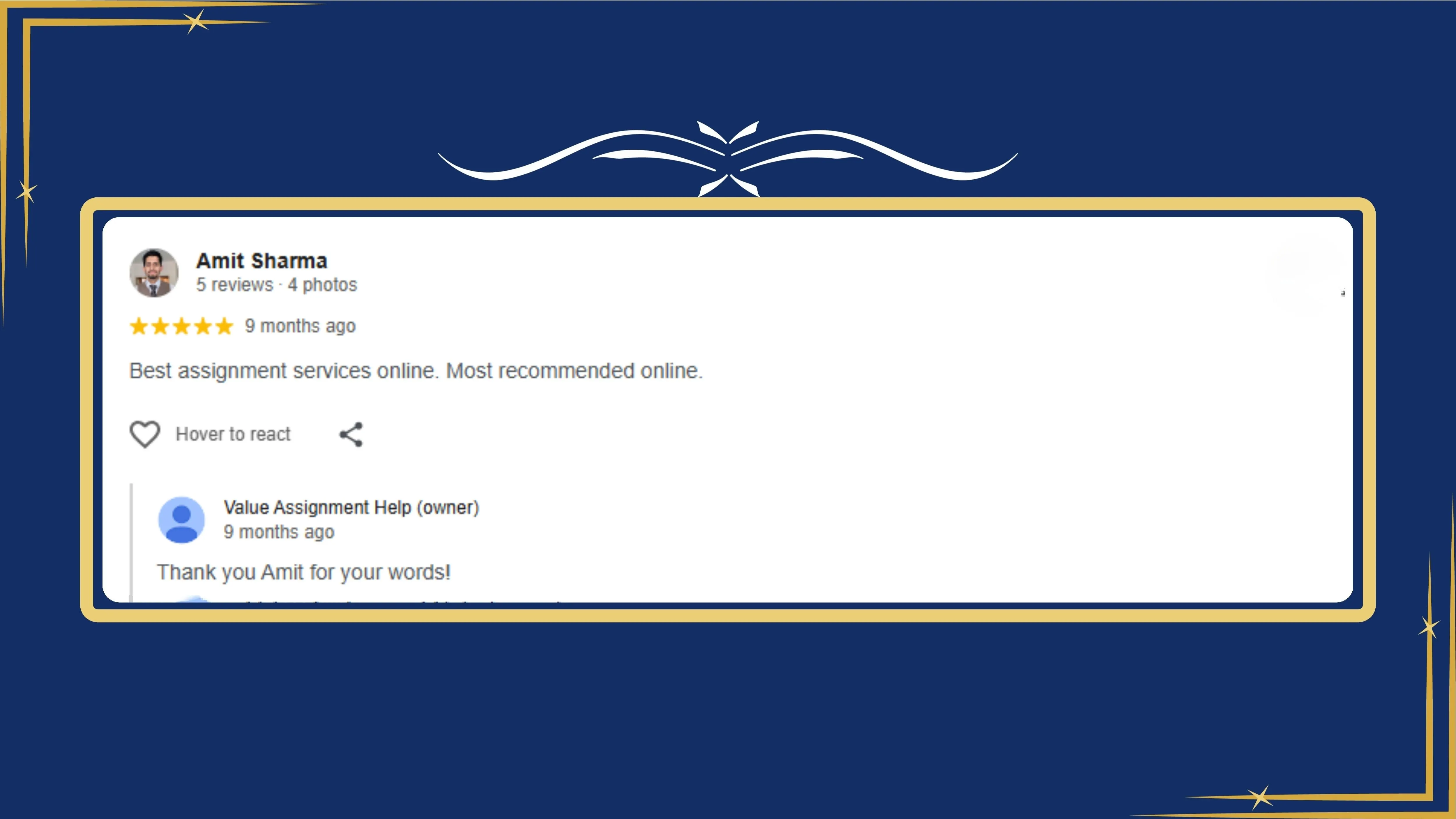 Assignment help review by Amit Sharma