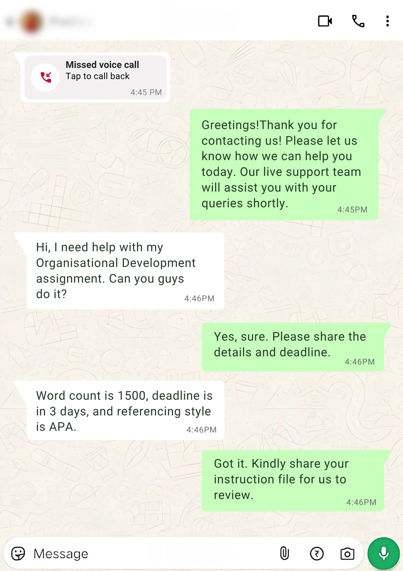 Contribute to organisation Development