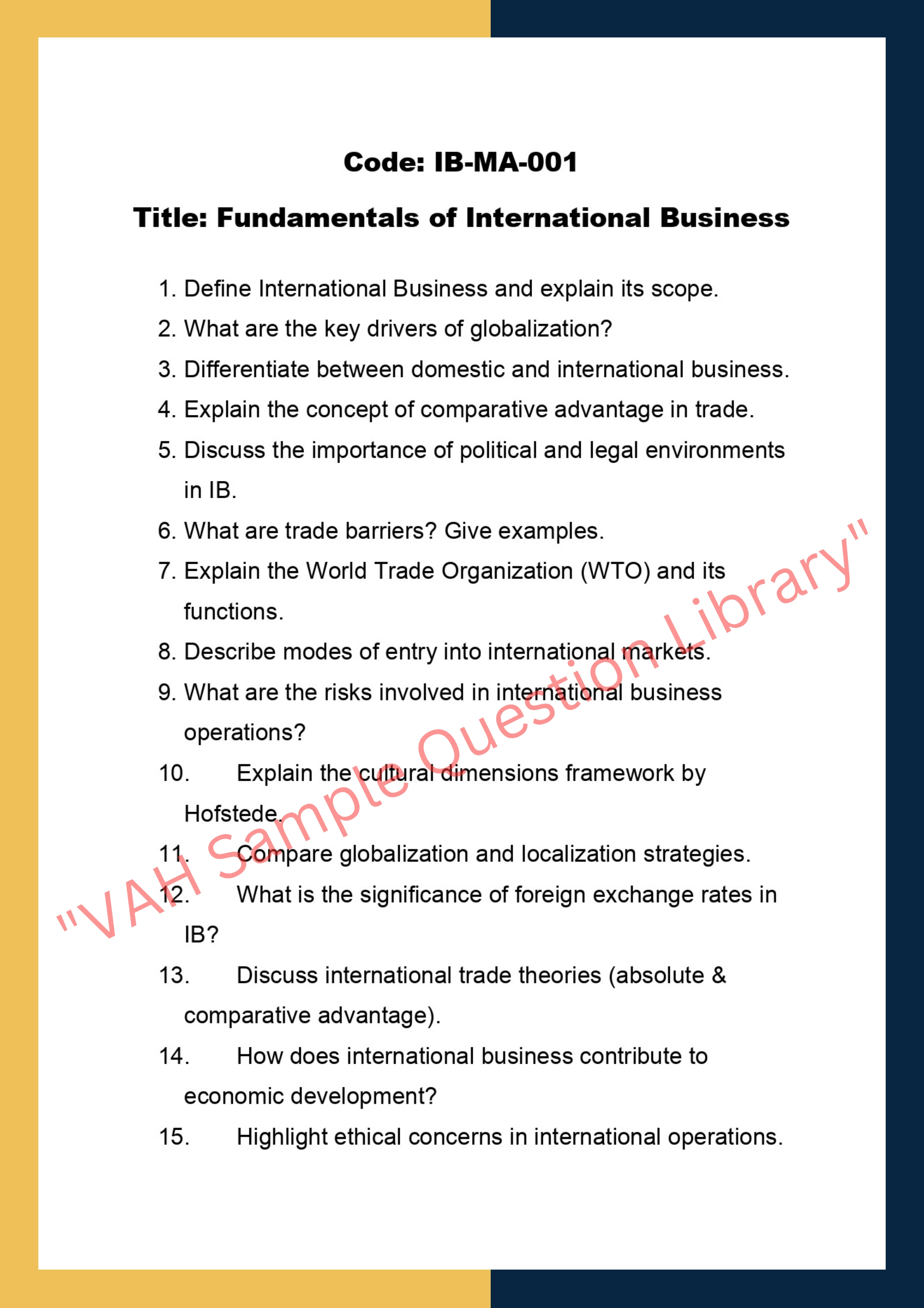 International Business