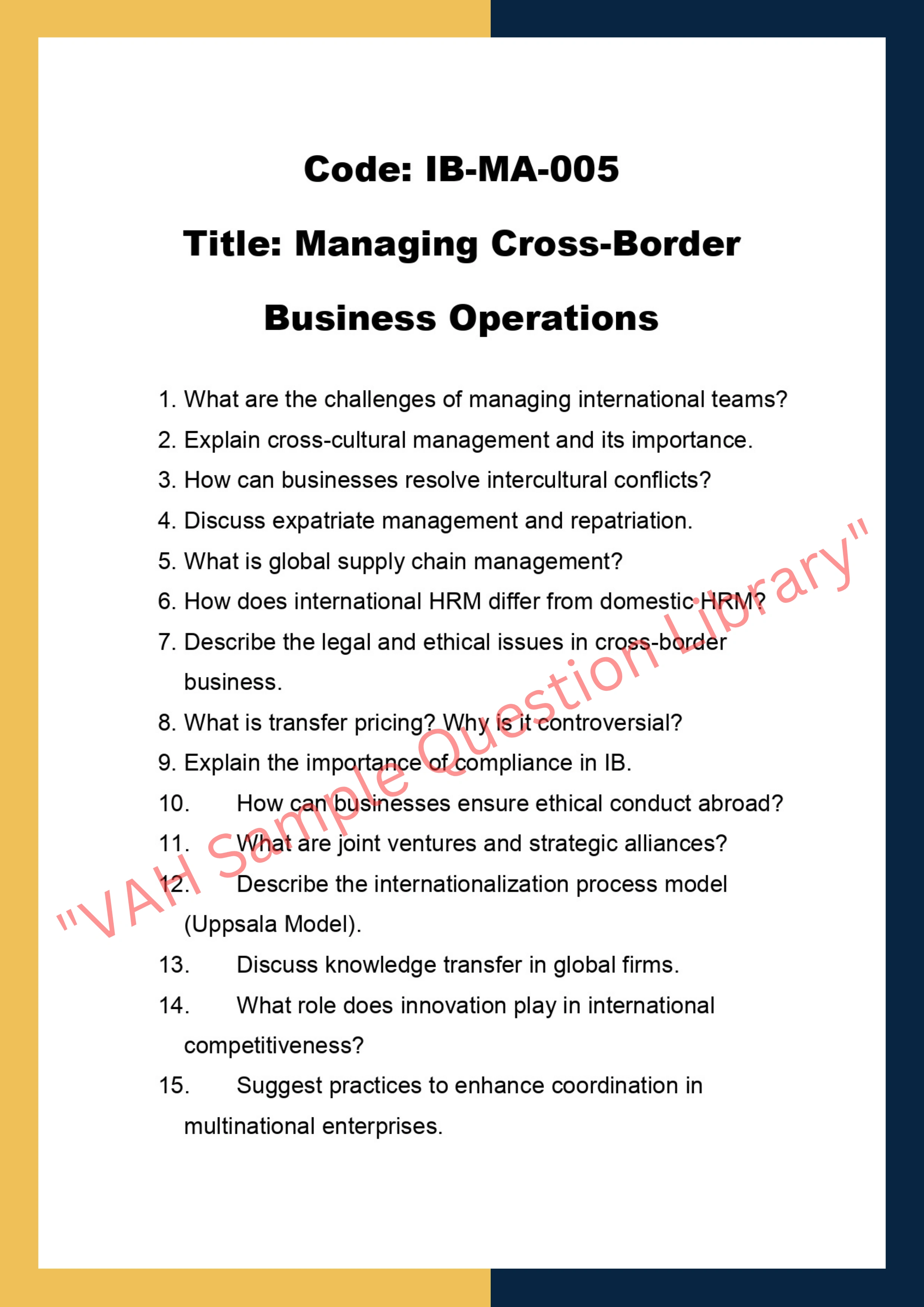 International Business