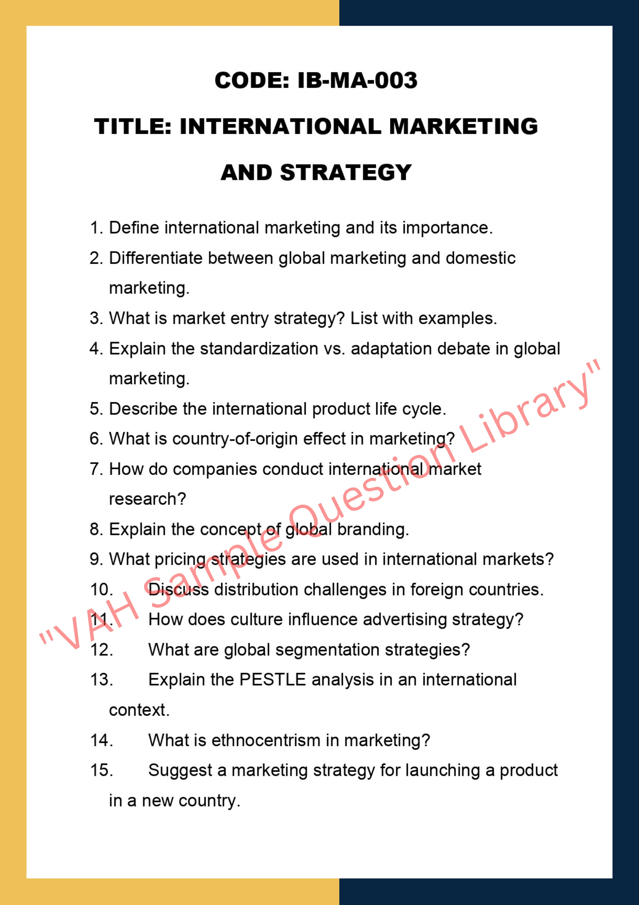 International Business