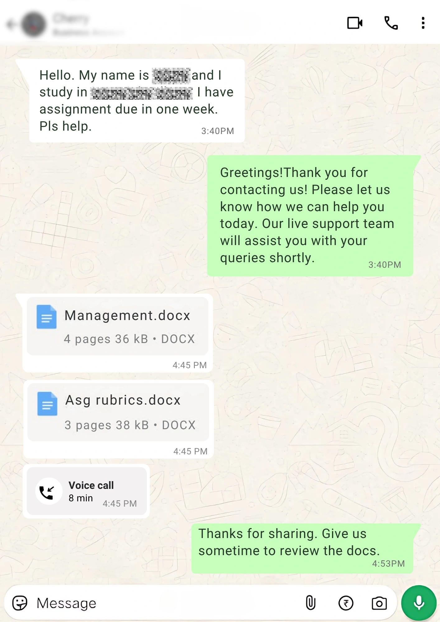 Management in Business Context