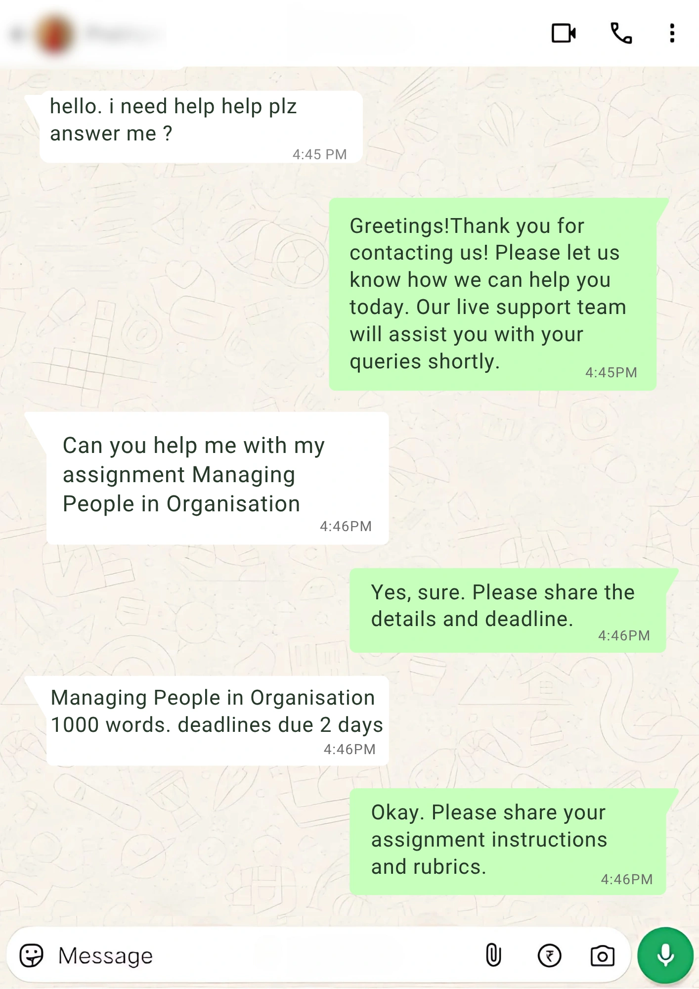 Managing People in Organisation
