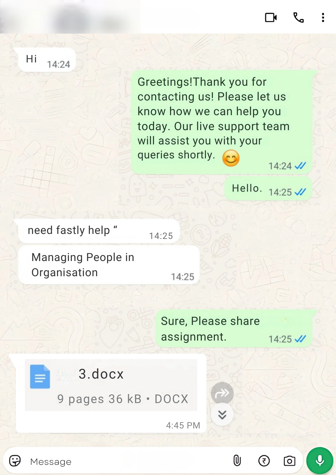 Managing People in Organisation