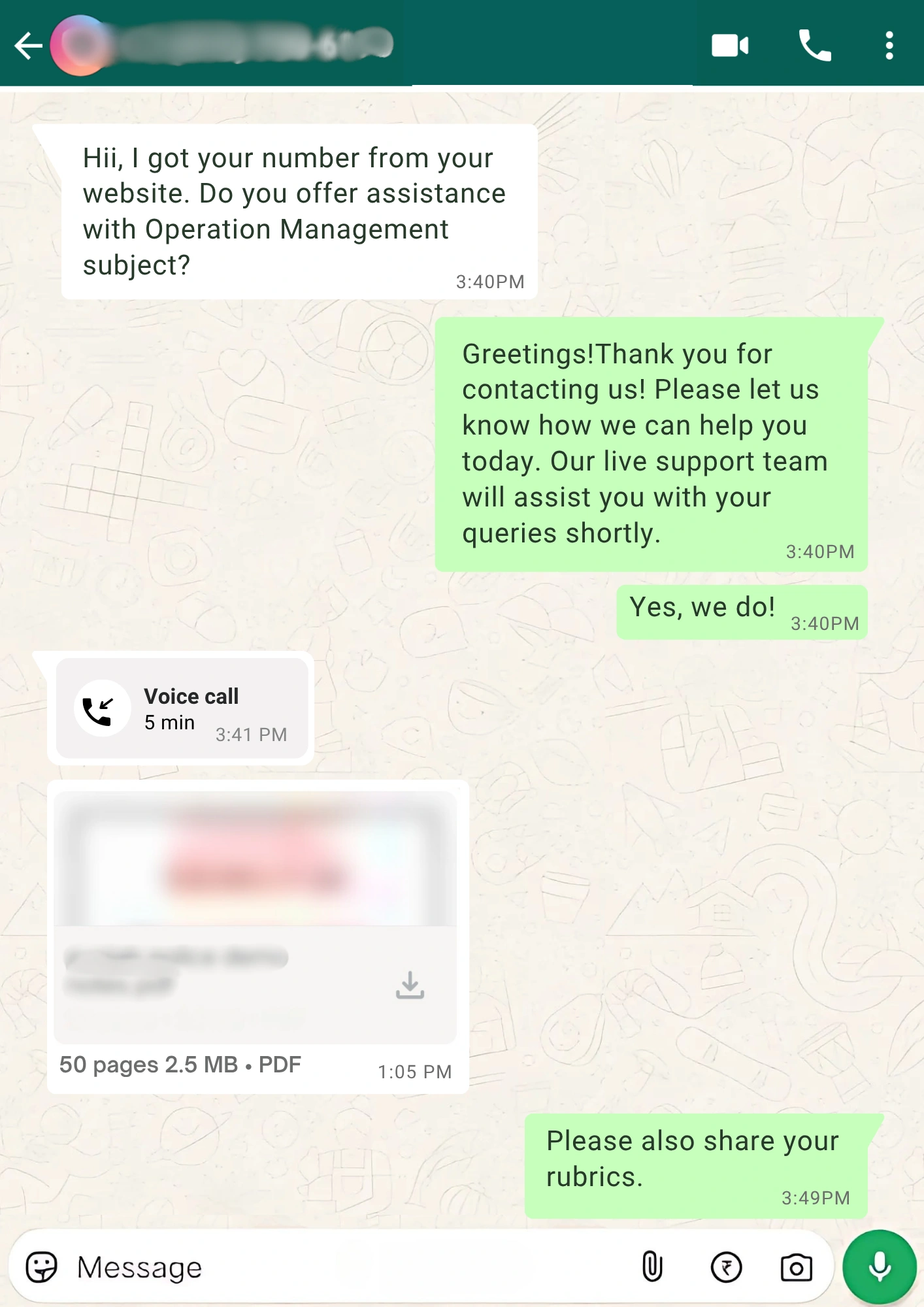 Operations management