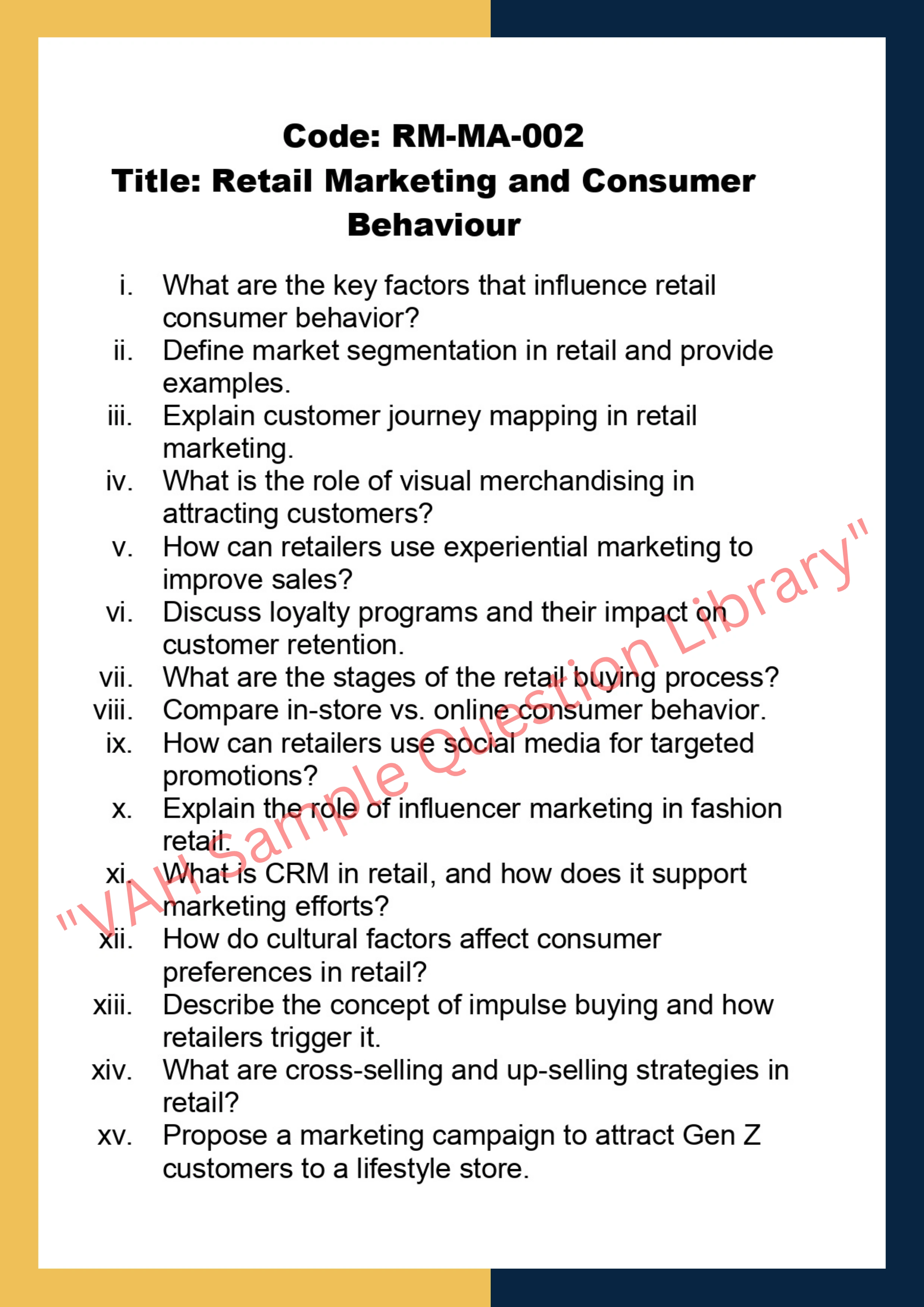 Retail Management