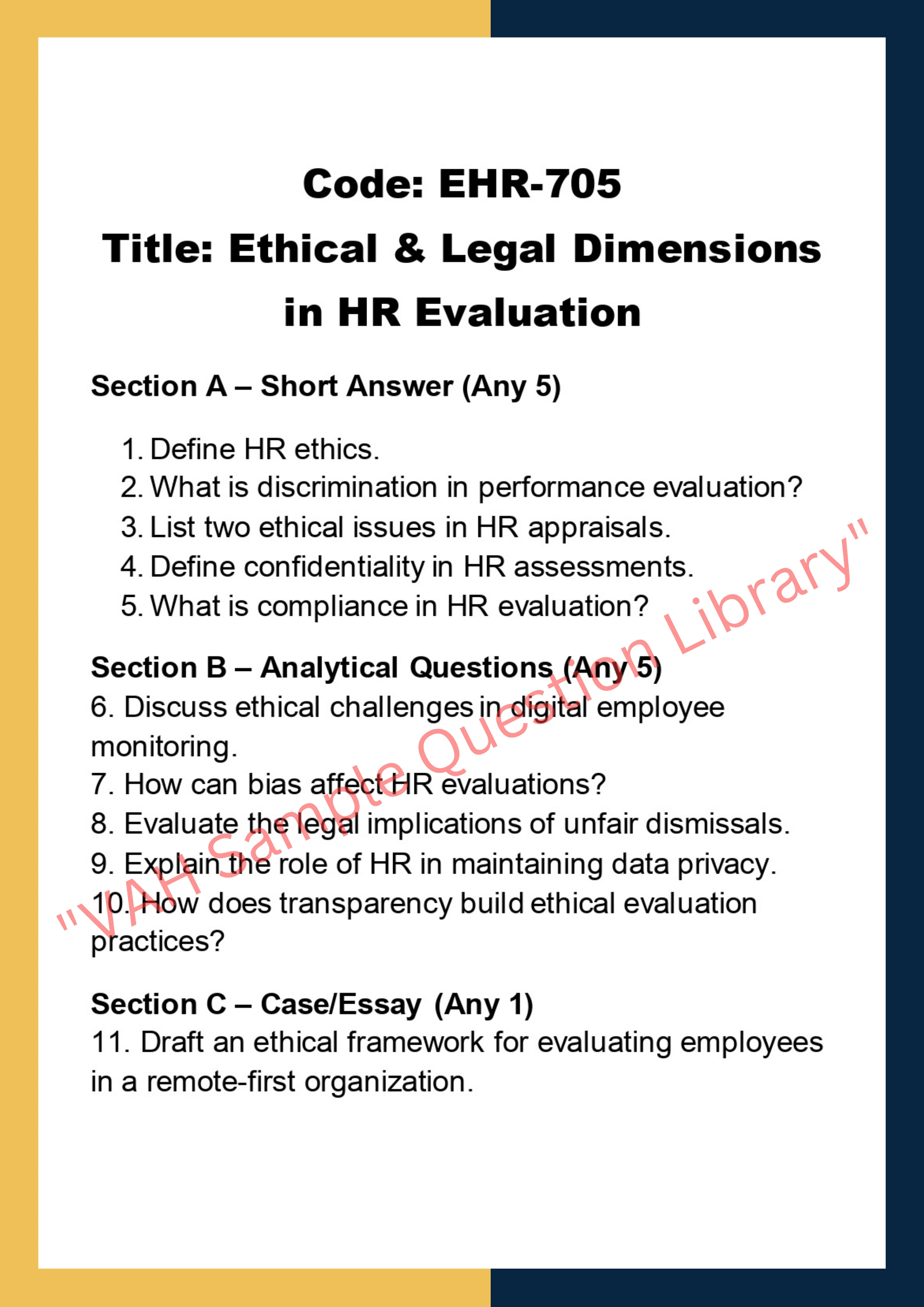 Evaluating Human Resources