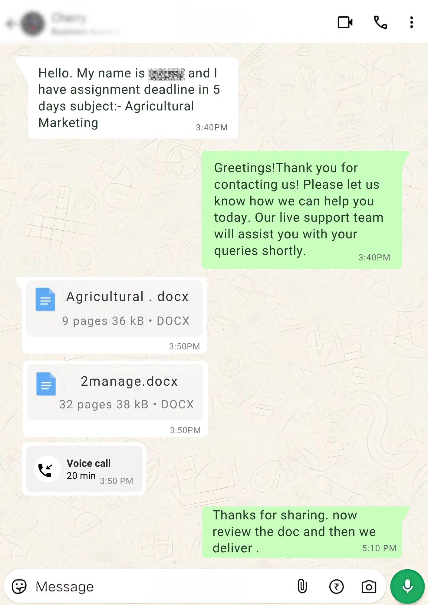 Agricultural Marketing