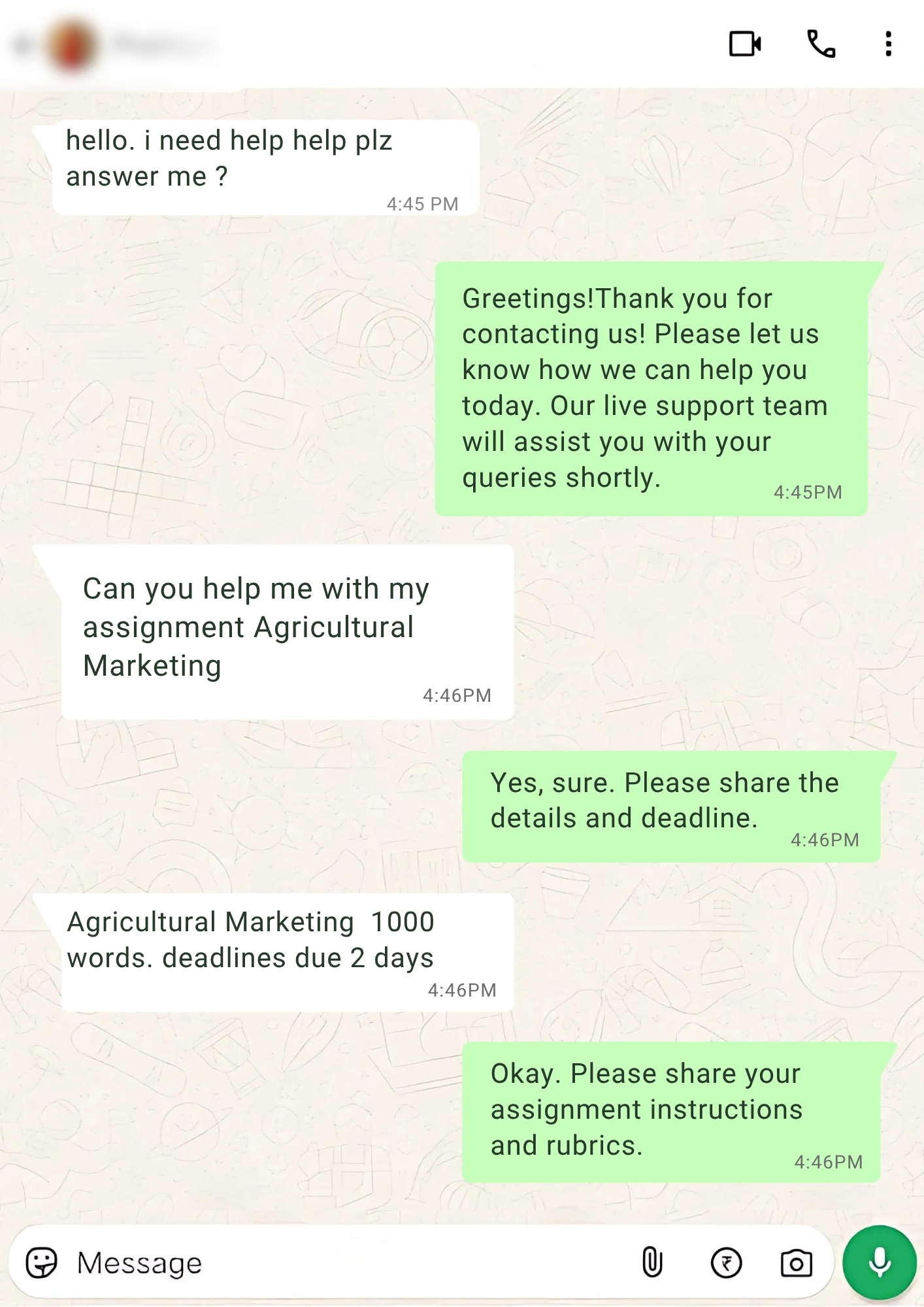 Agricultural Marketing