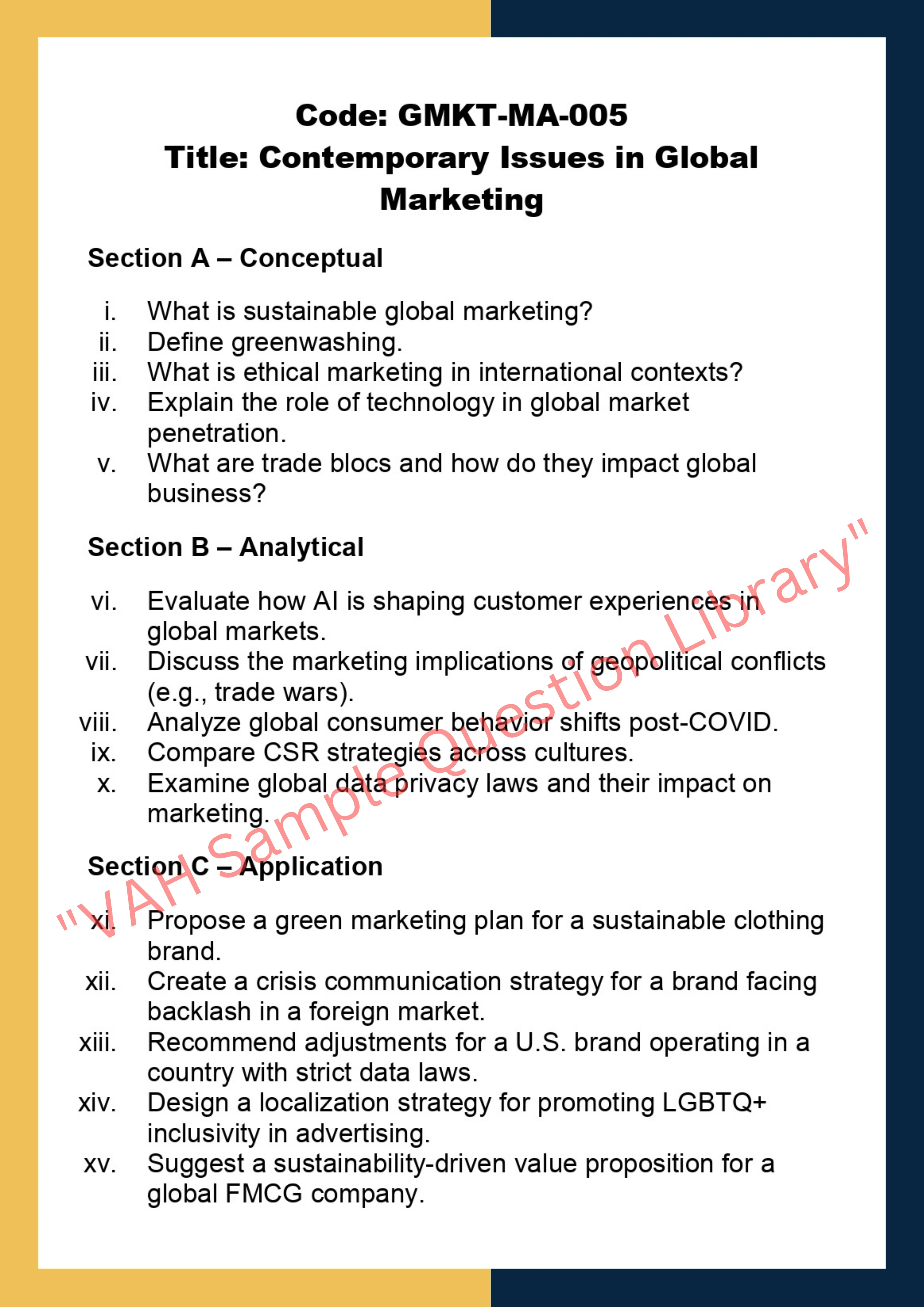Global Marketing