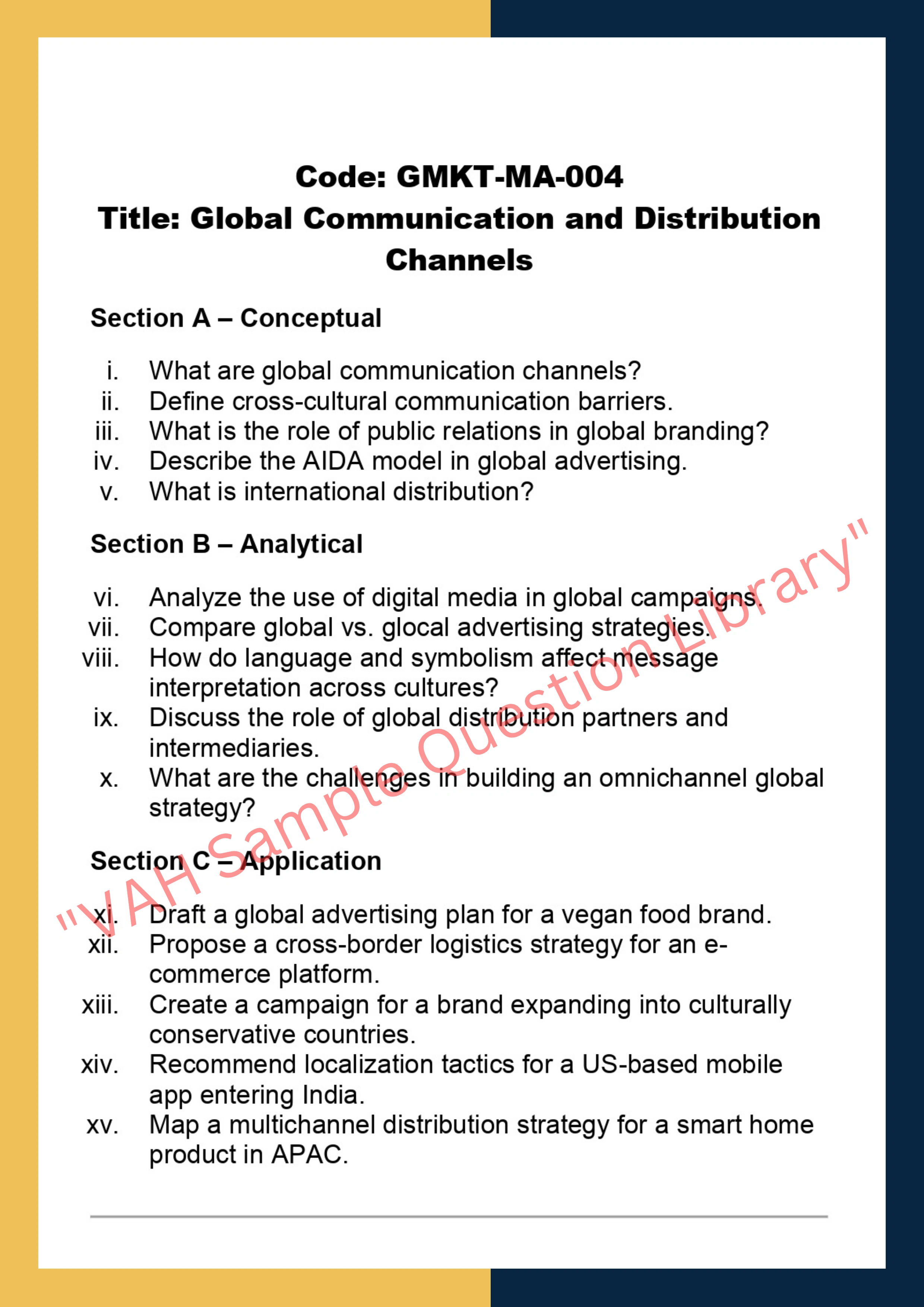 Global Marketing