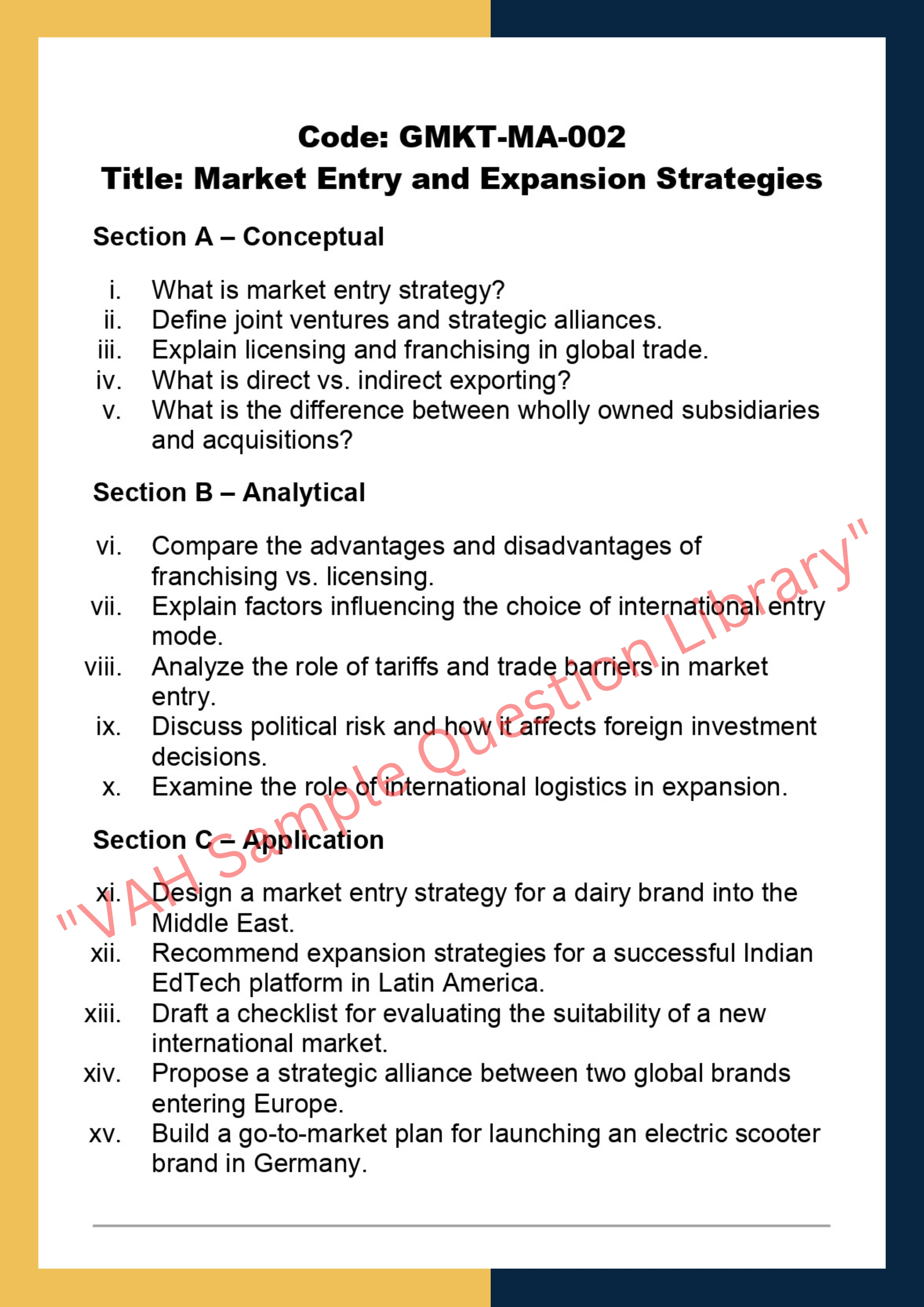 Global Marketing