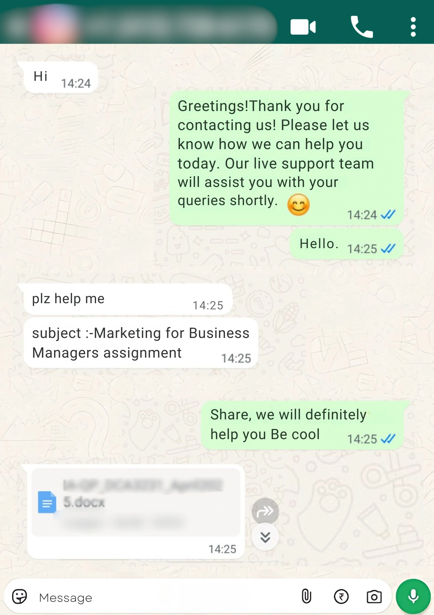 Marketing for managers