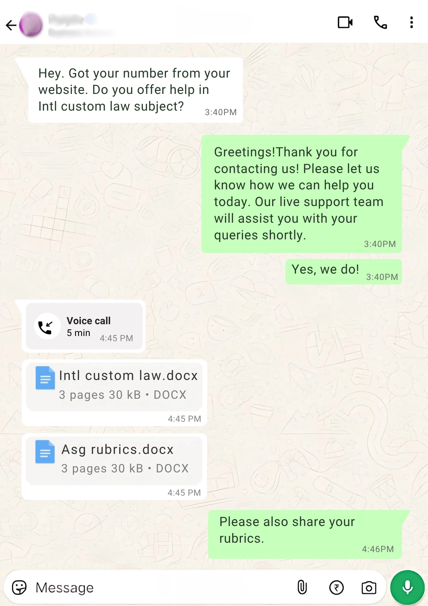 International custom law
