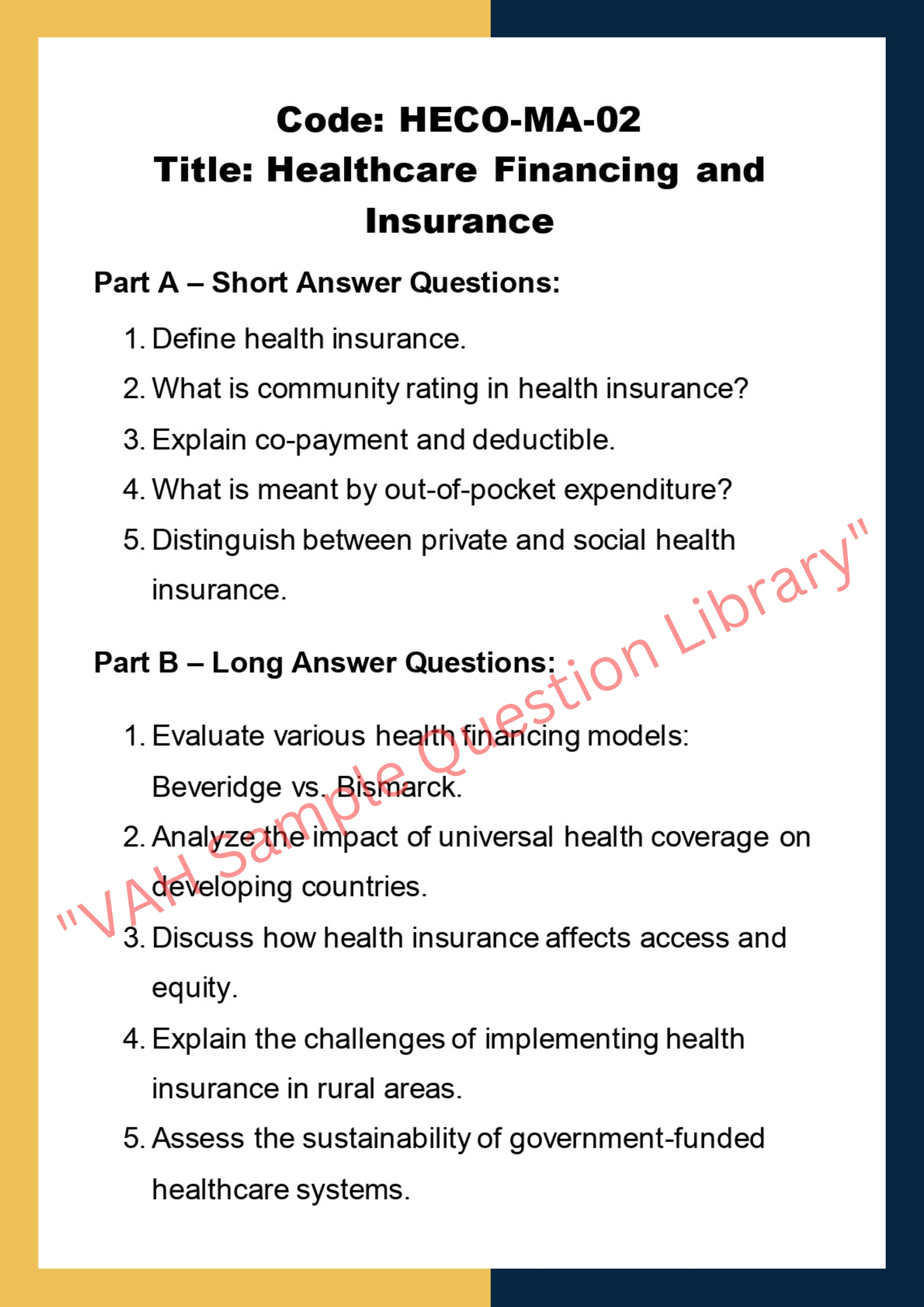 Health economics