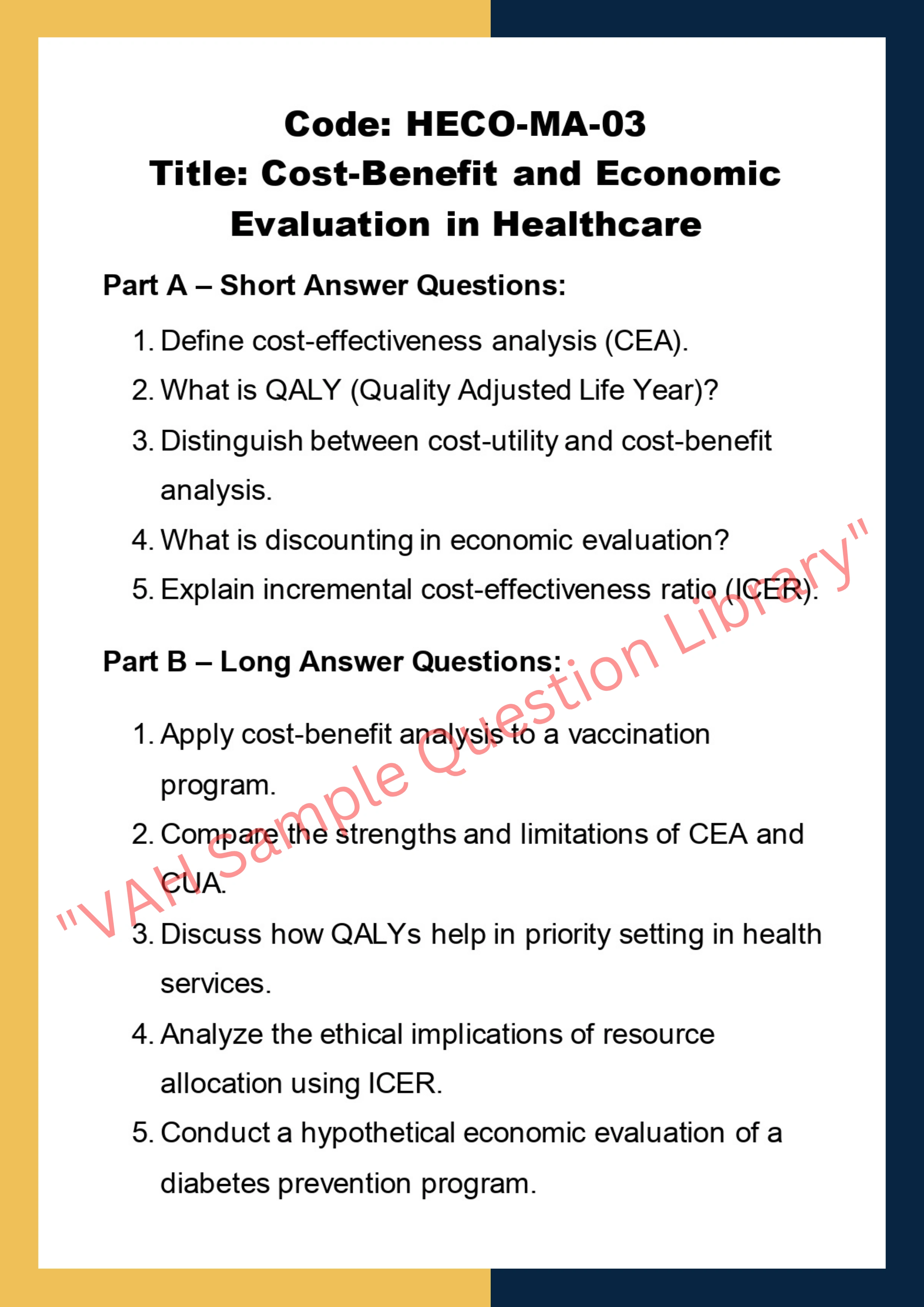 Health economics