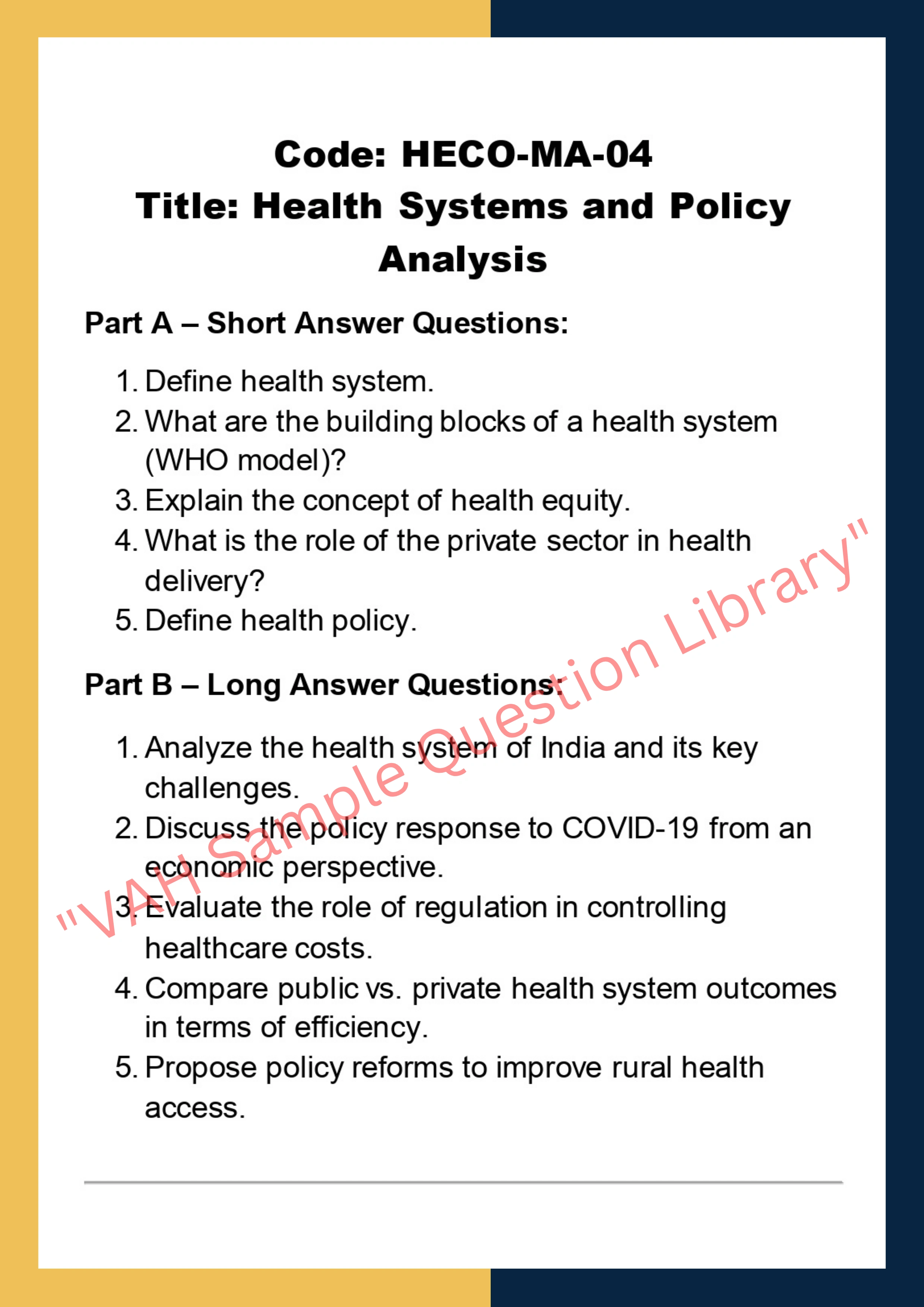 Health economics