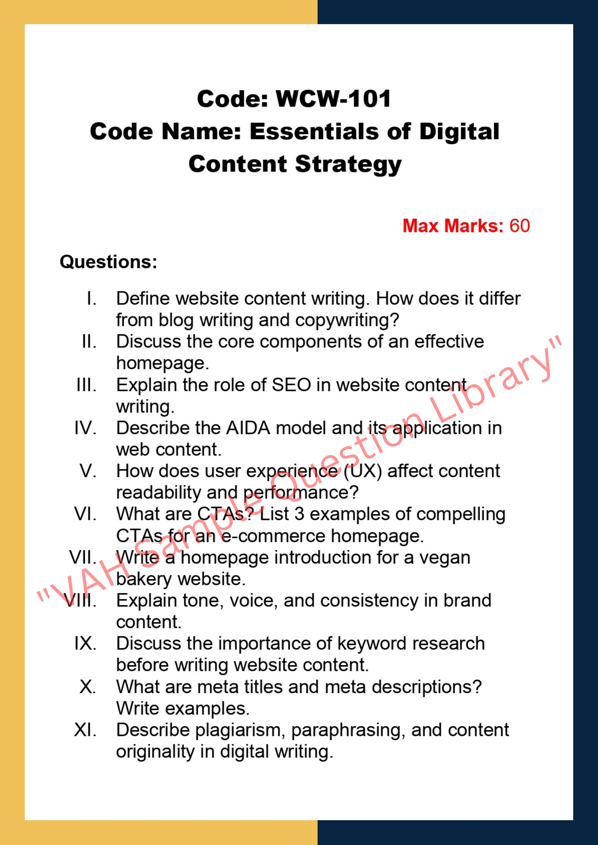 website content writing