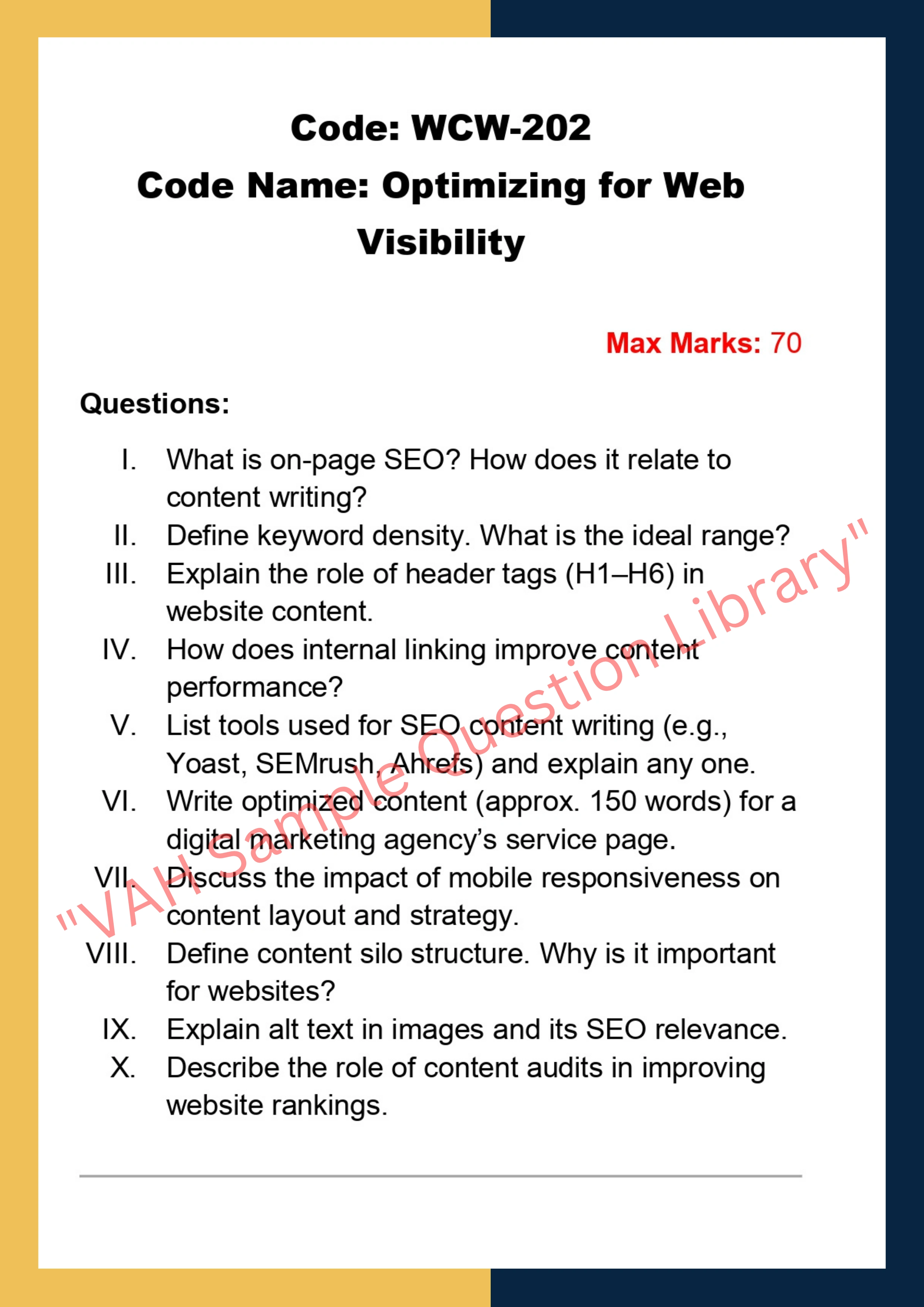 website content writing