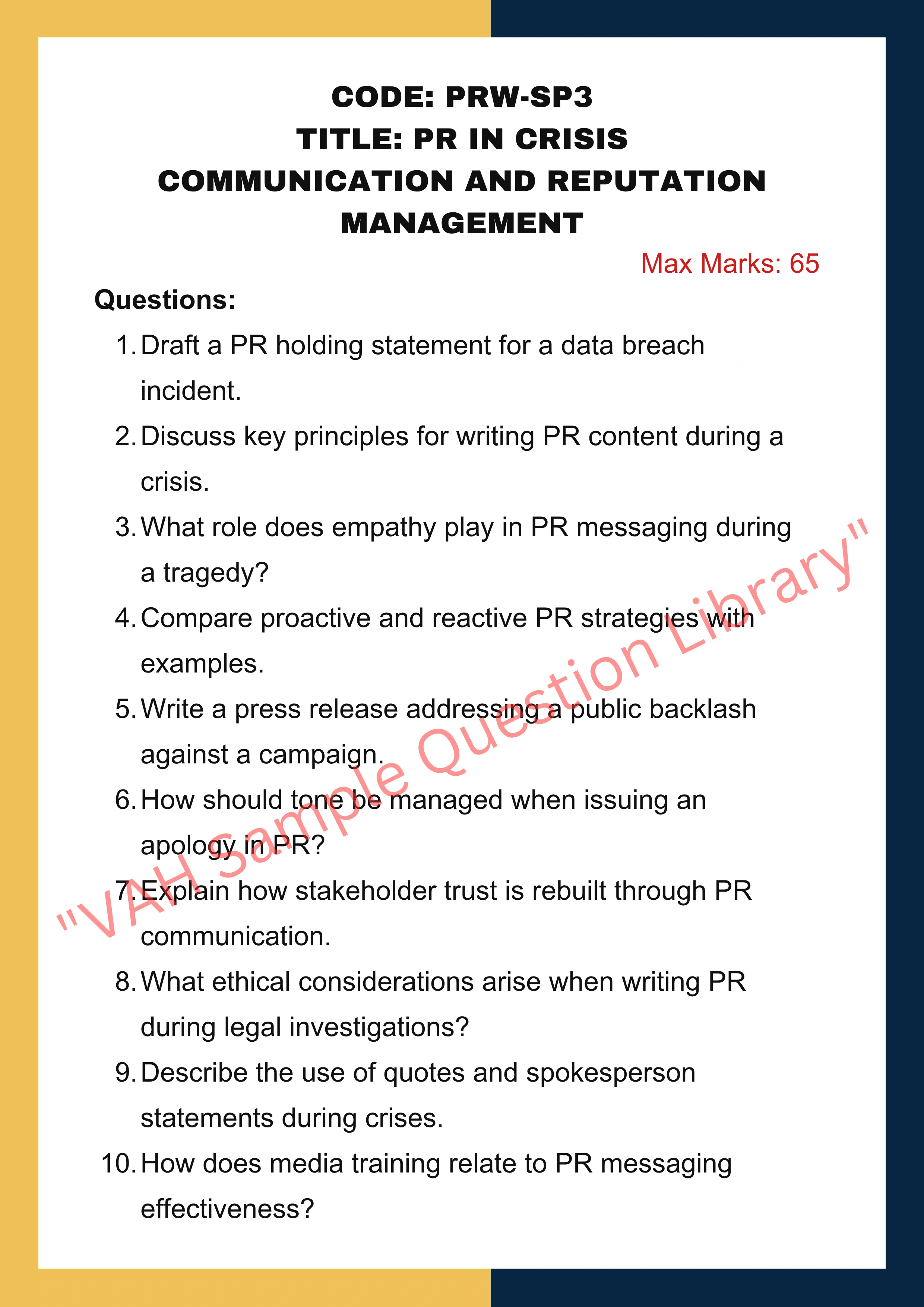 PR write-up Services