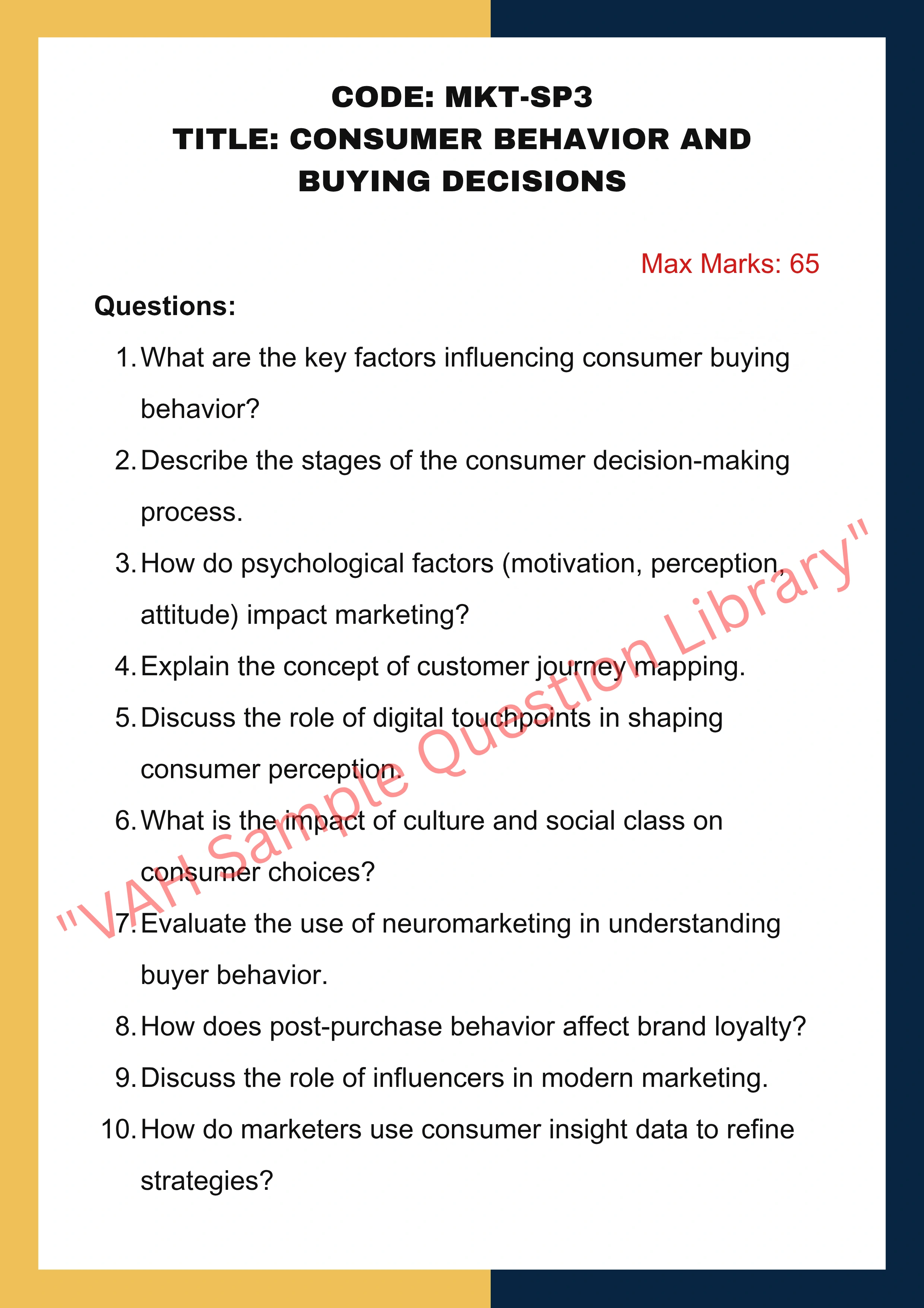 Marketing concepts Services