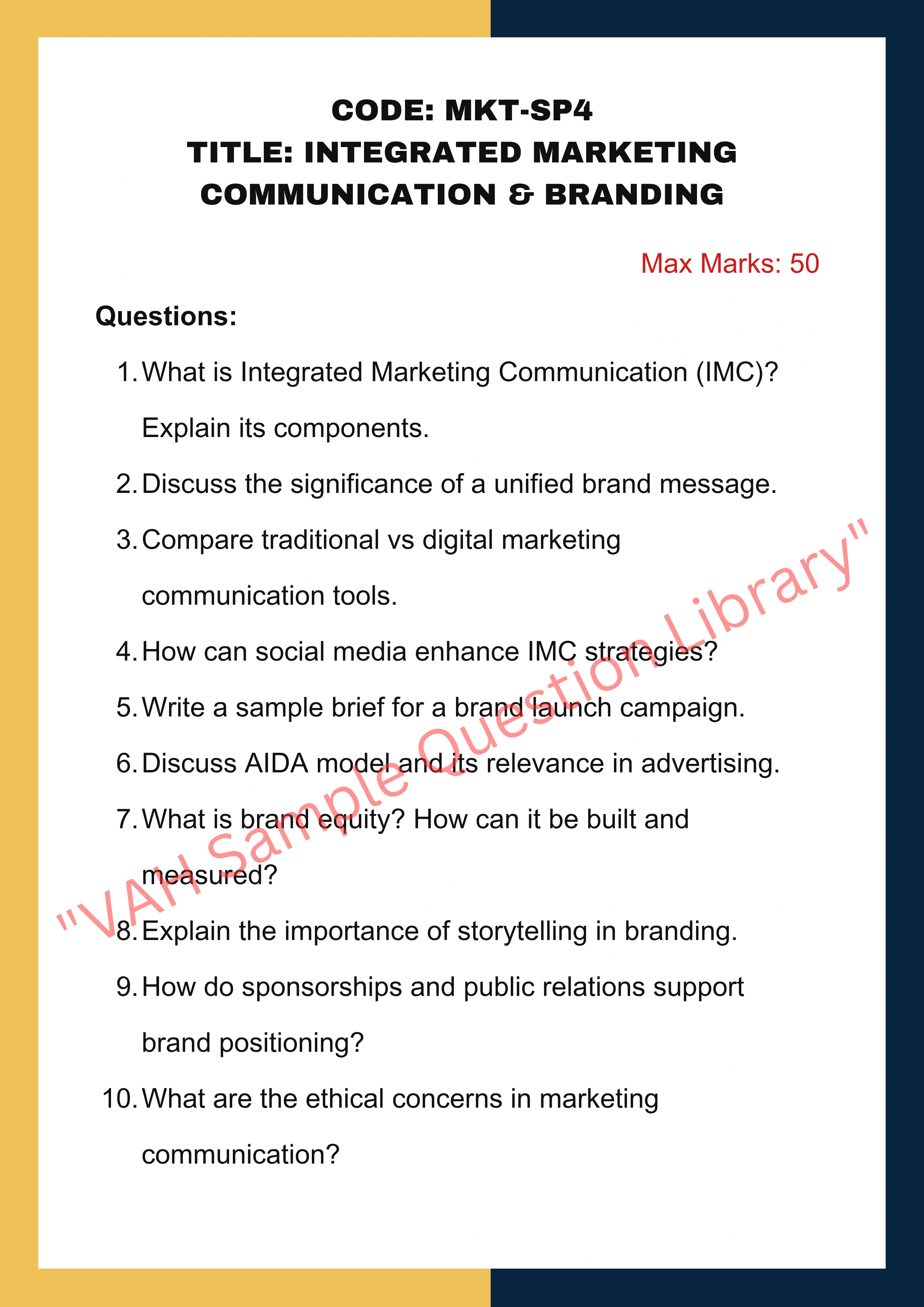 Marketing concepts Services