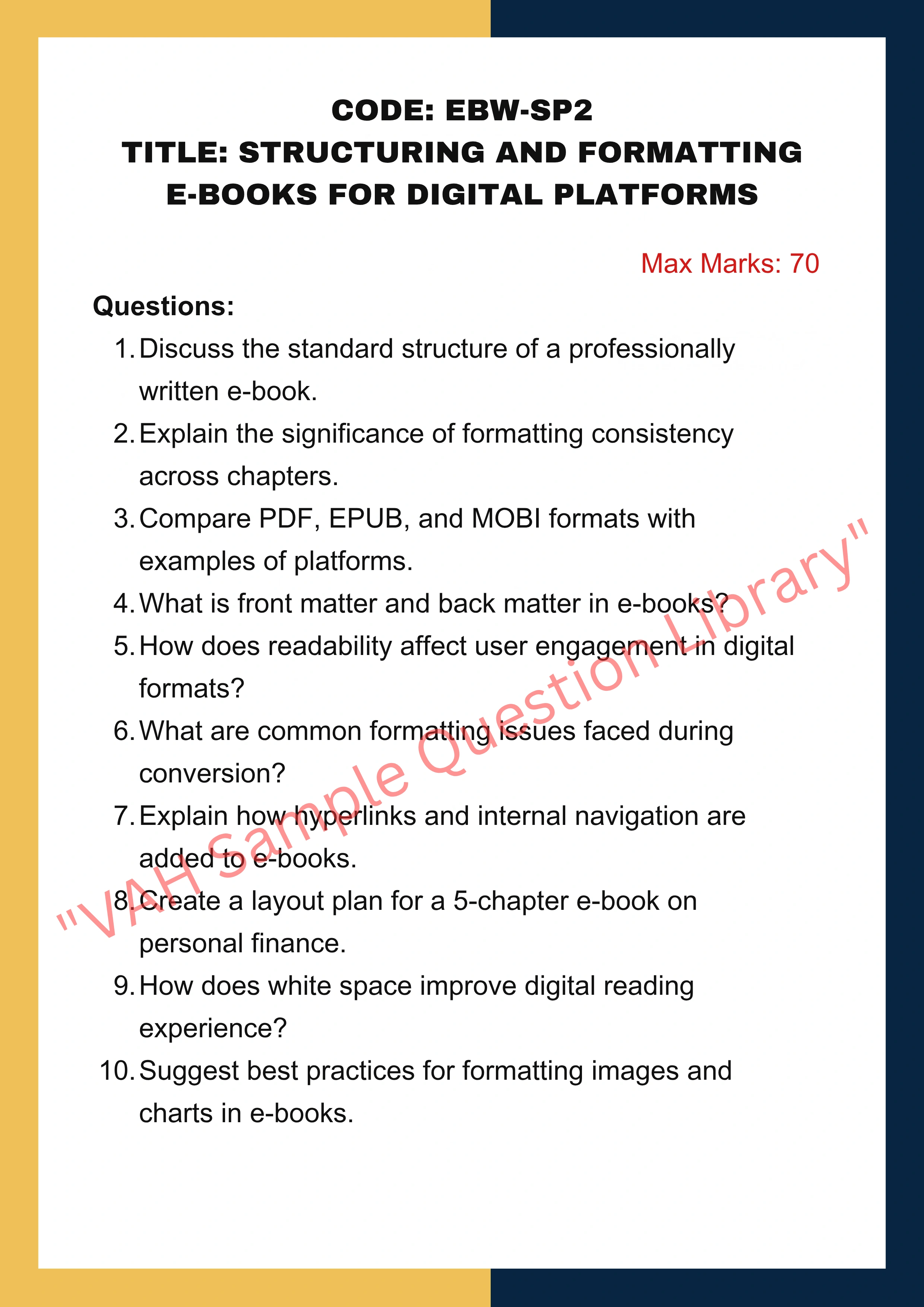 E-books writing Services