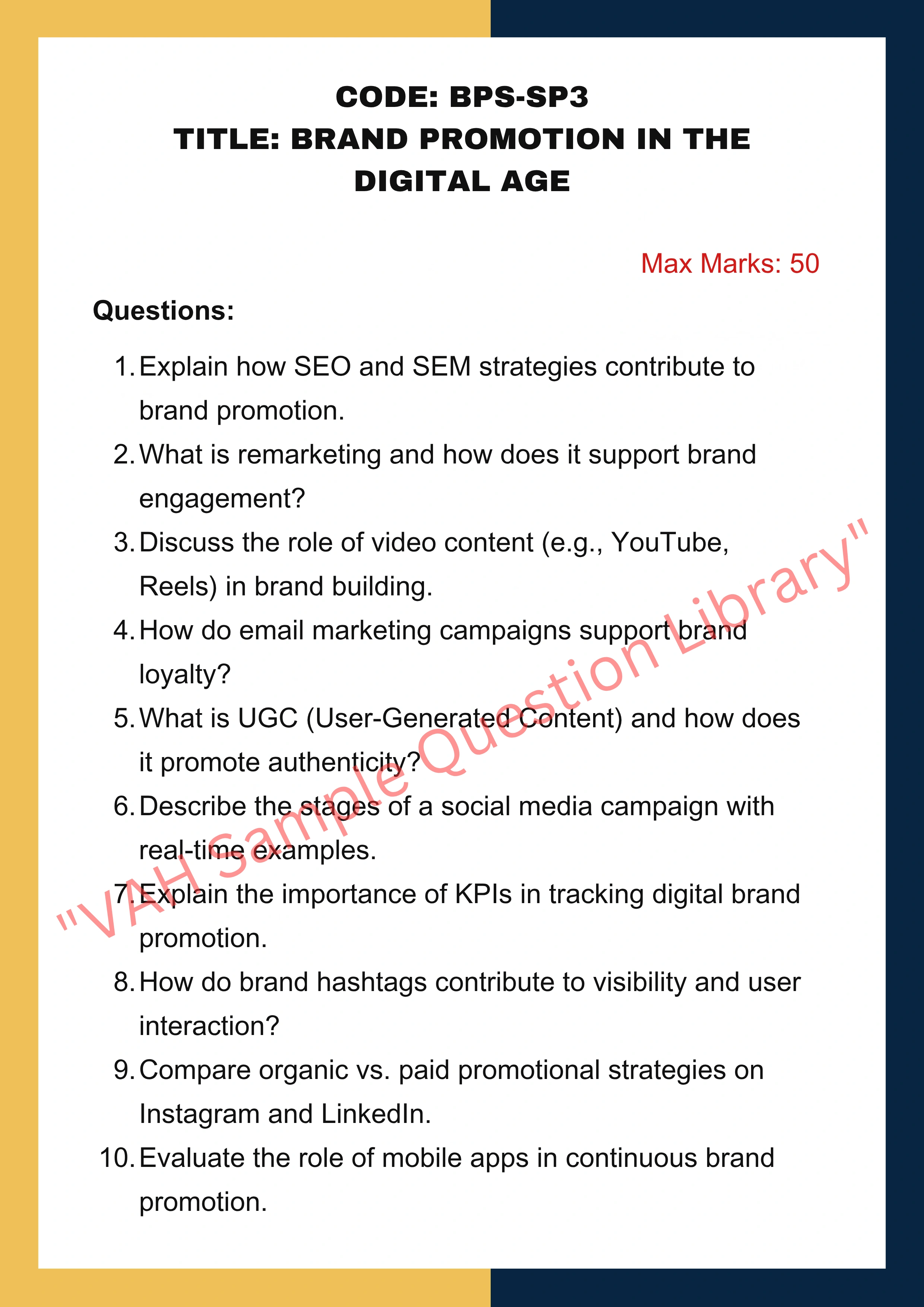 Brand promotion Services