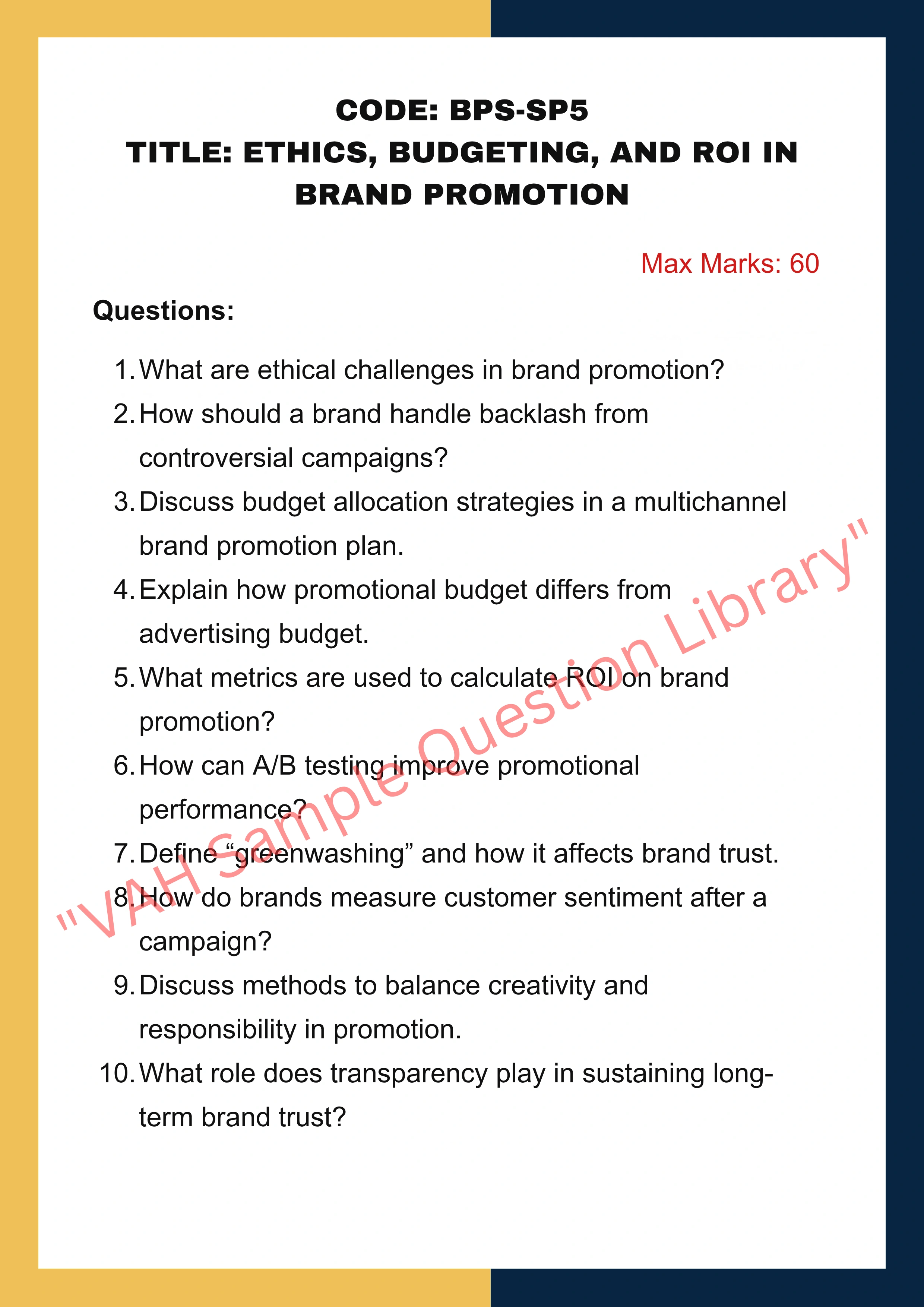 Brand promotion Services