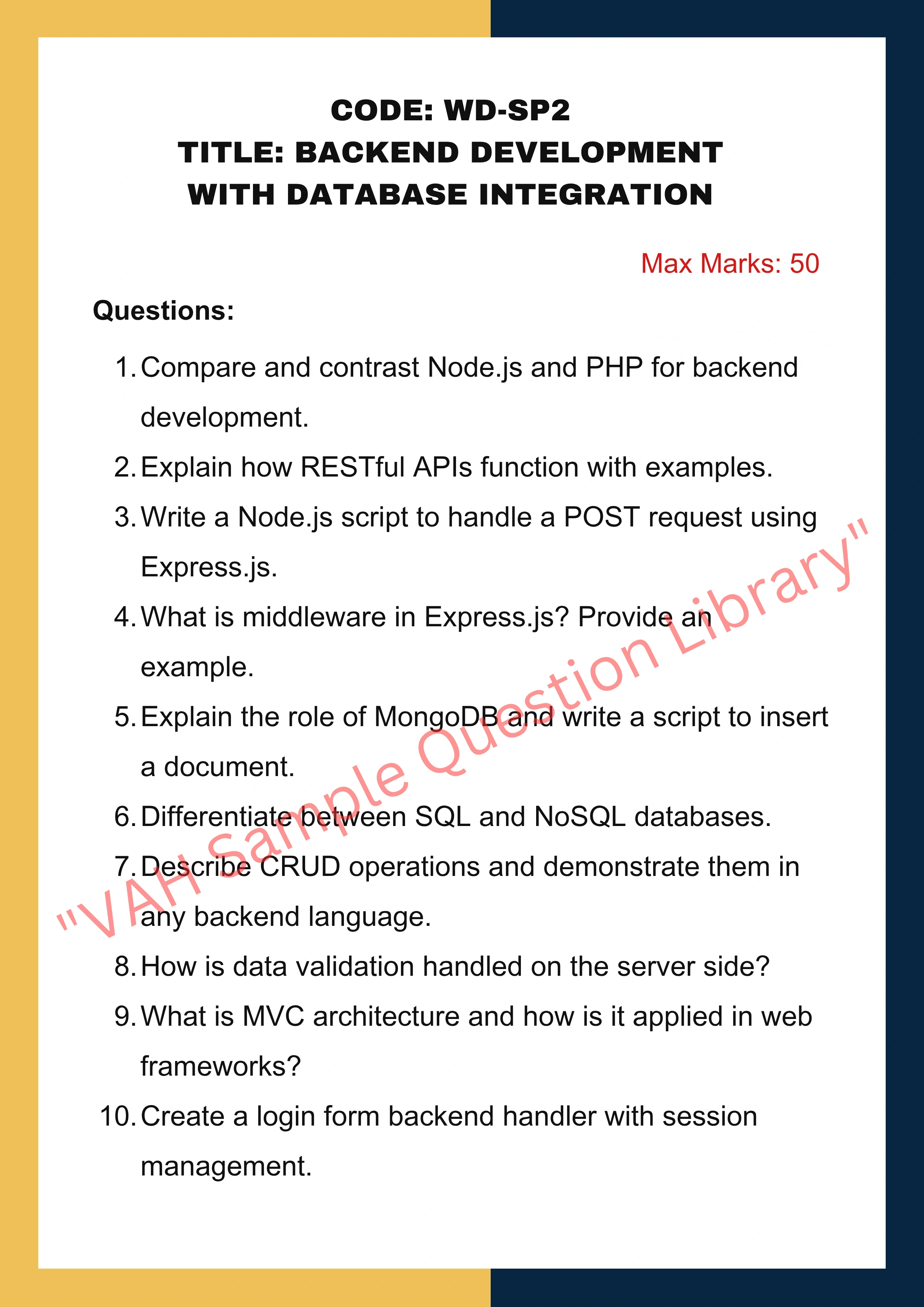 Web Development Assignment help