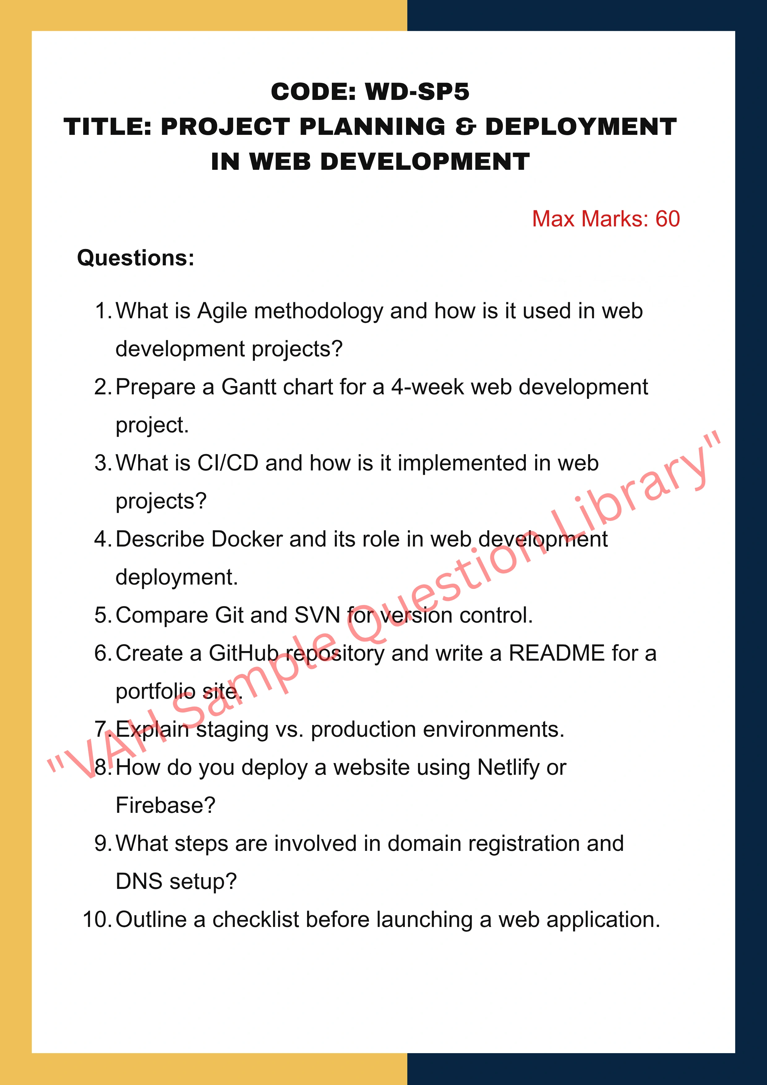 Web Development Assignment help