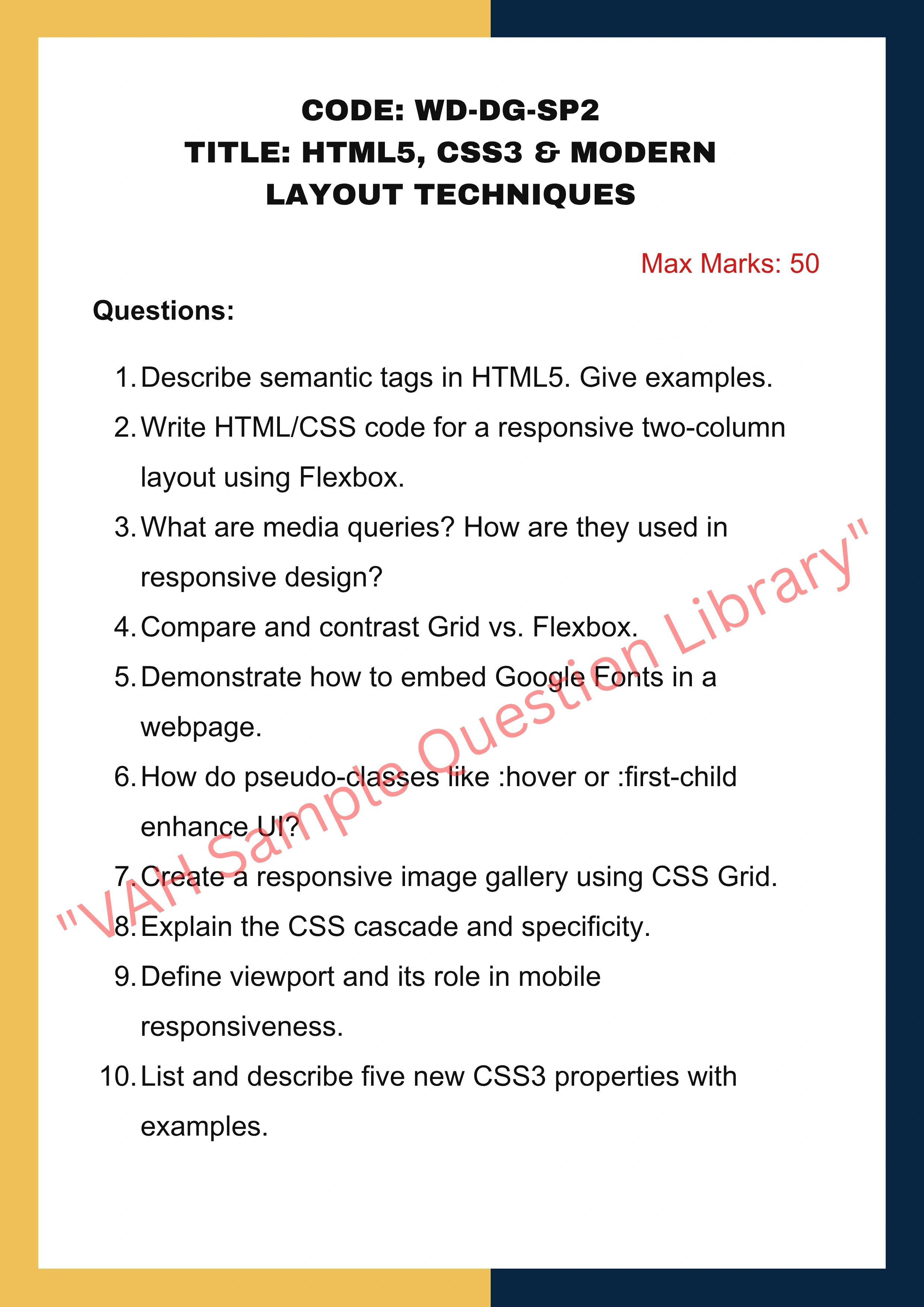 Web Designing Assignment help