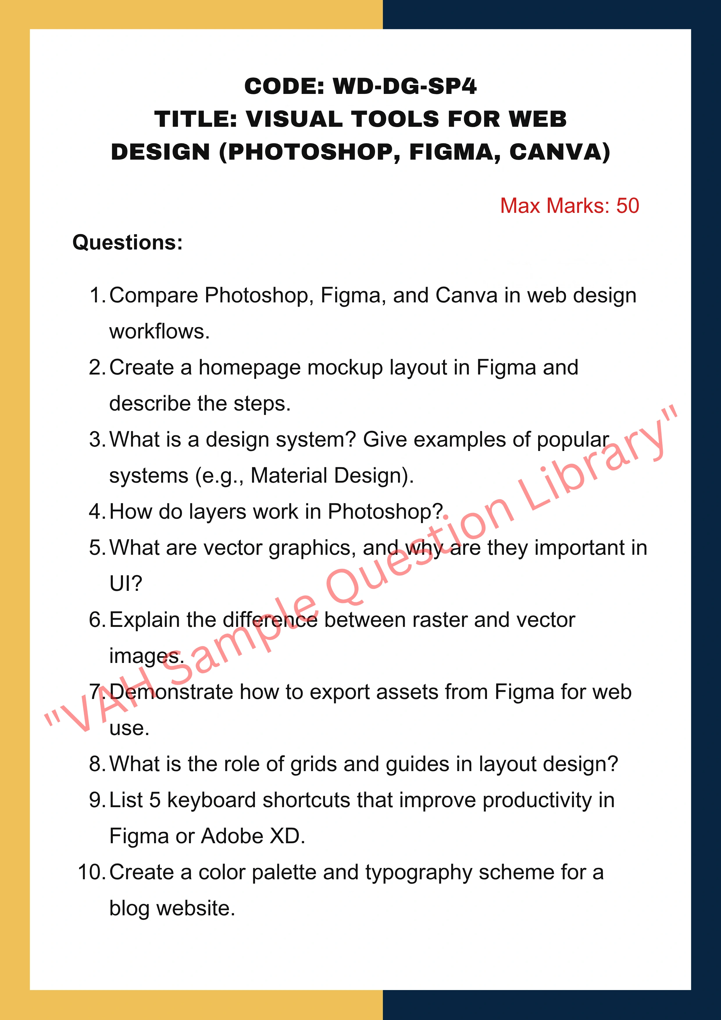Web Designing Assignment help