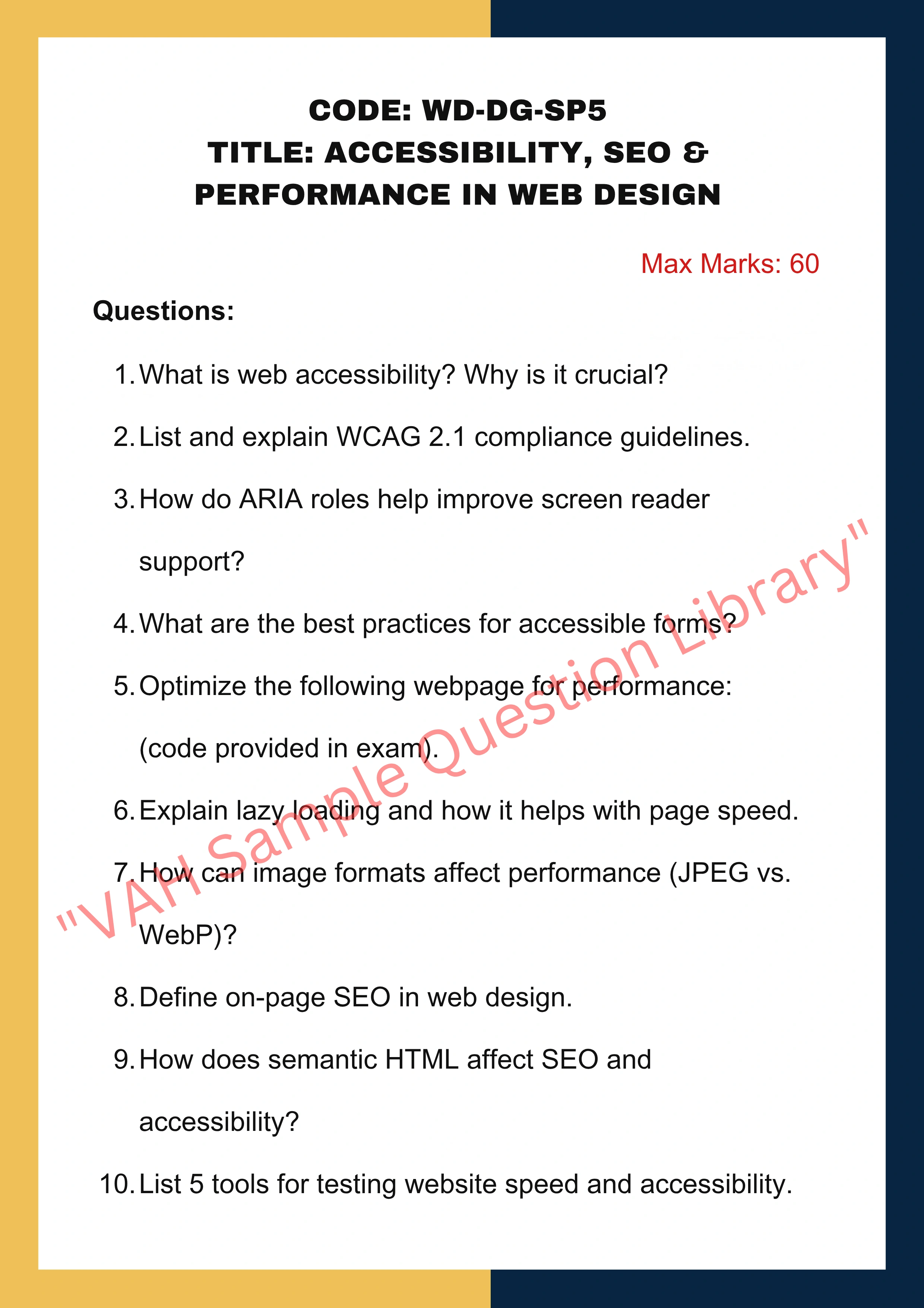 Web Designing Assignment help