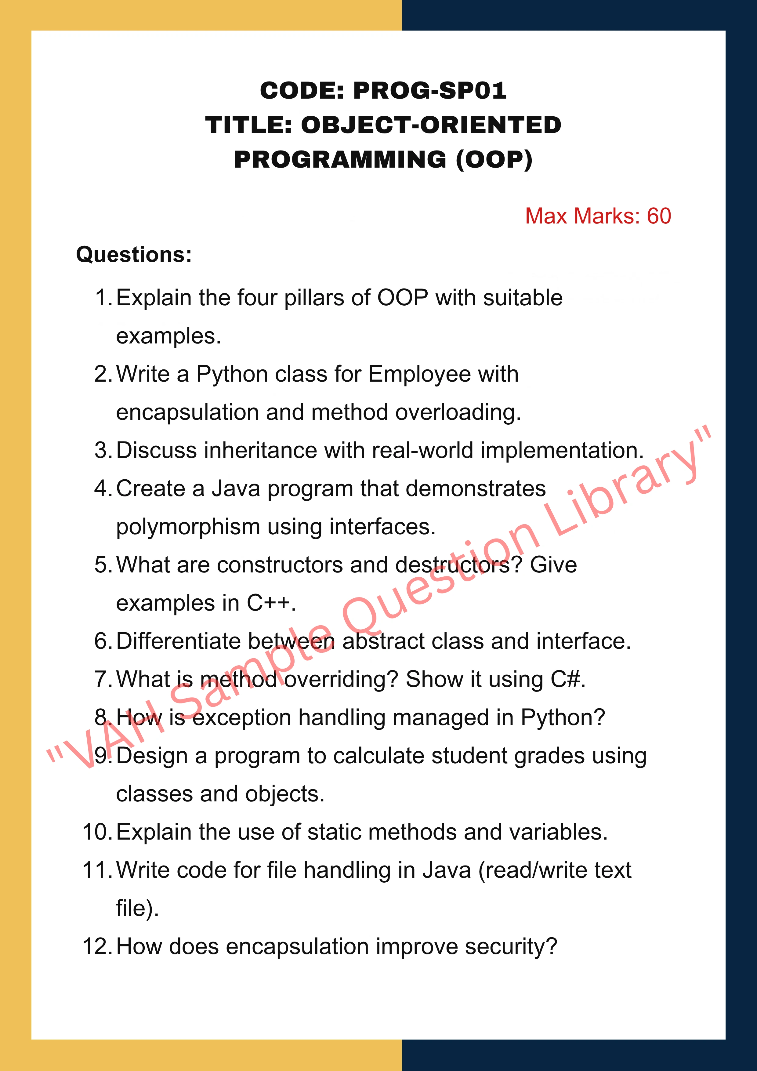 Programming Assignment help