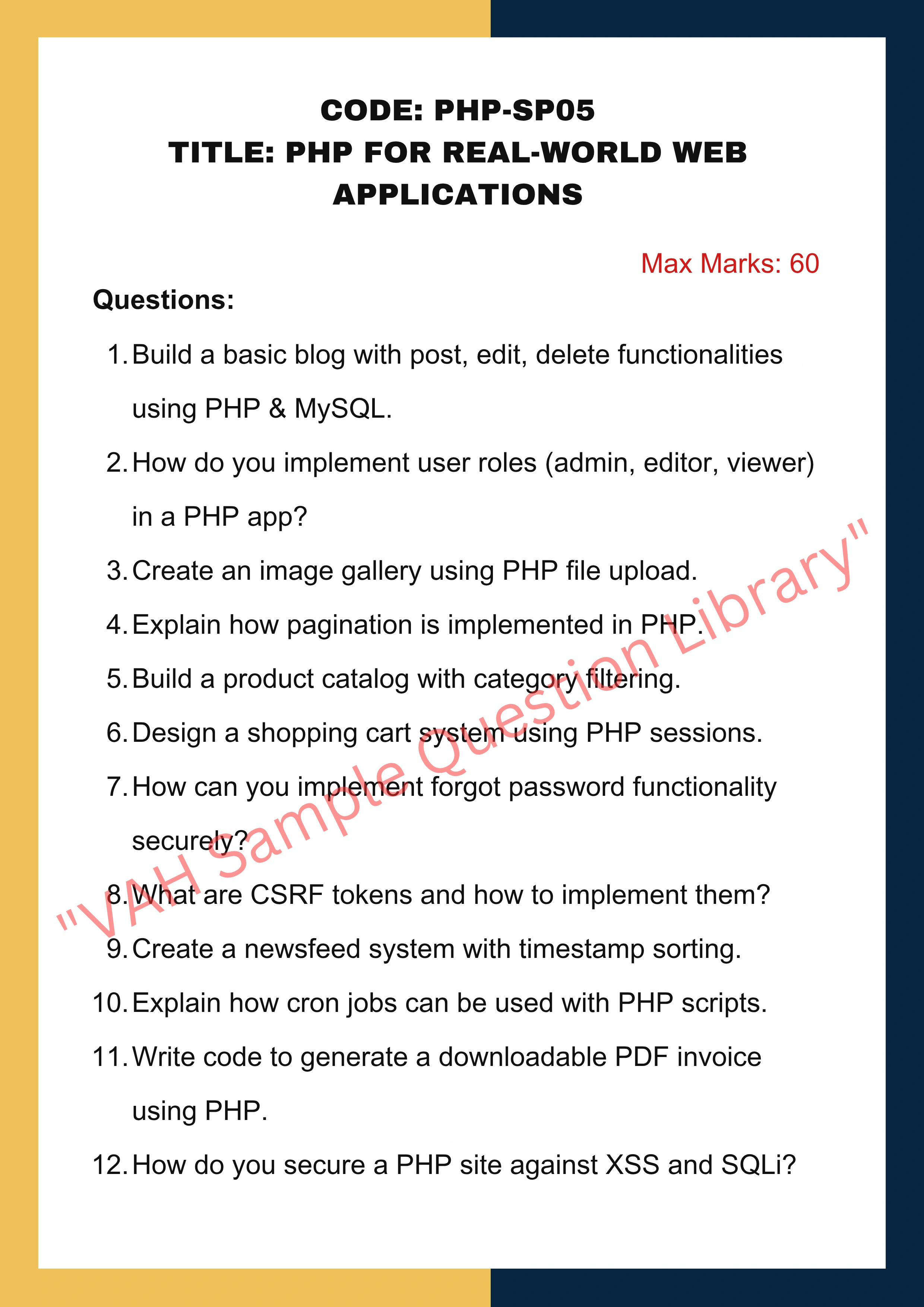 Php Assignment Help