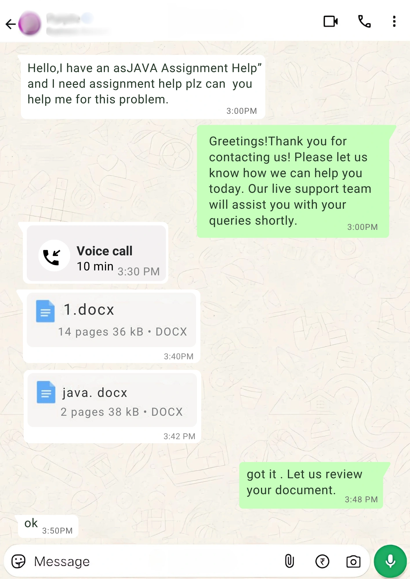JAVA Assignment Help