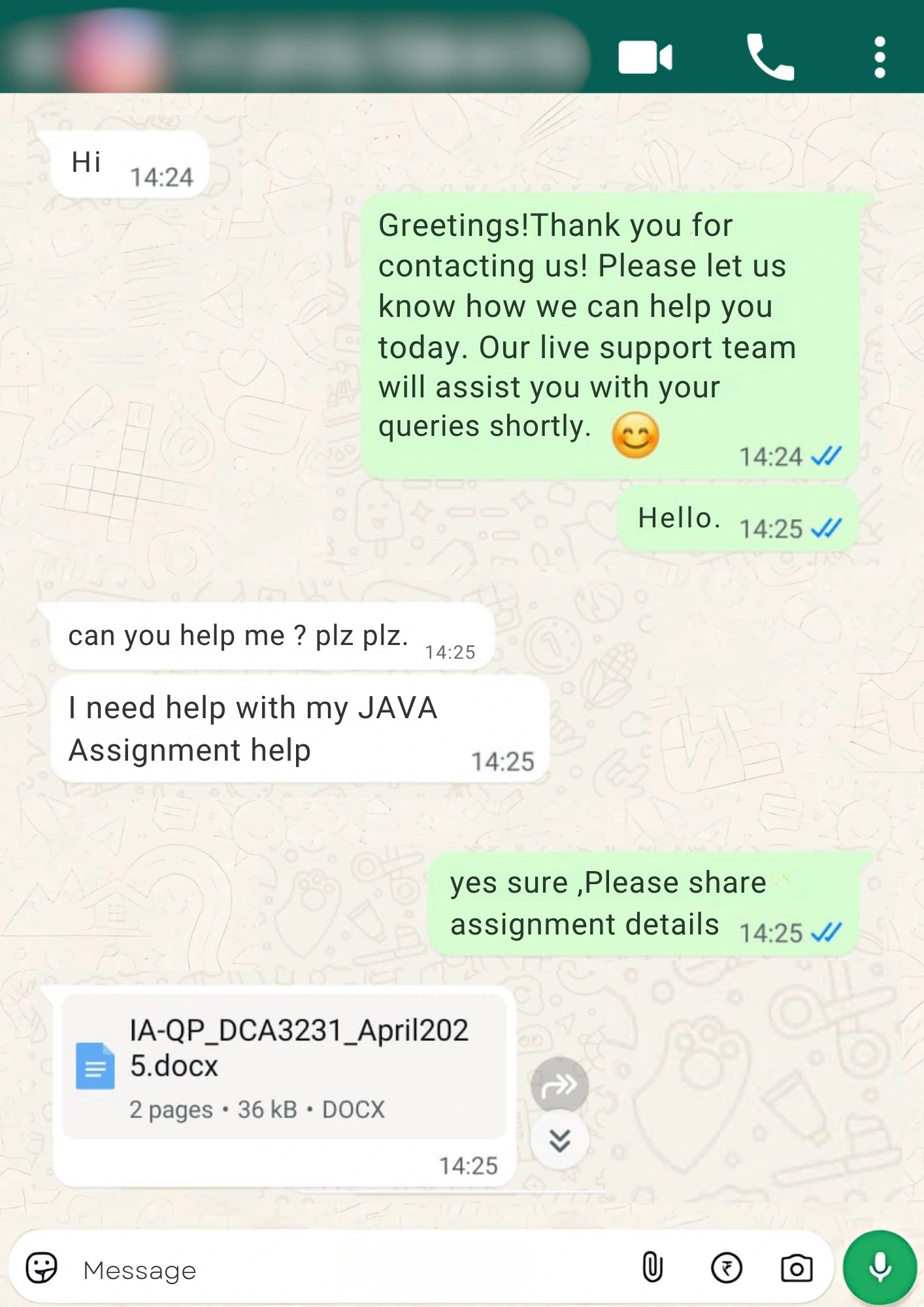 JAVA Assignment Help