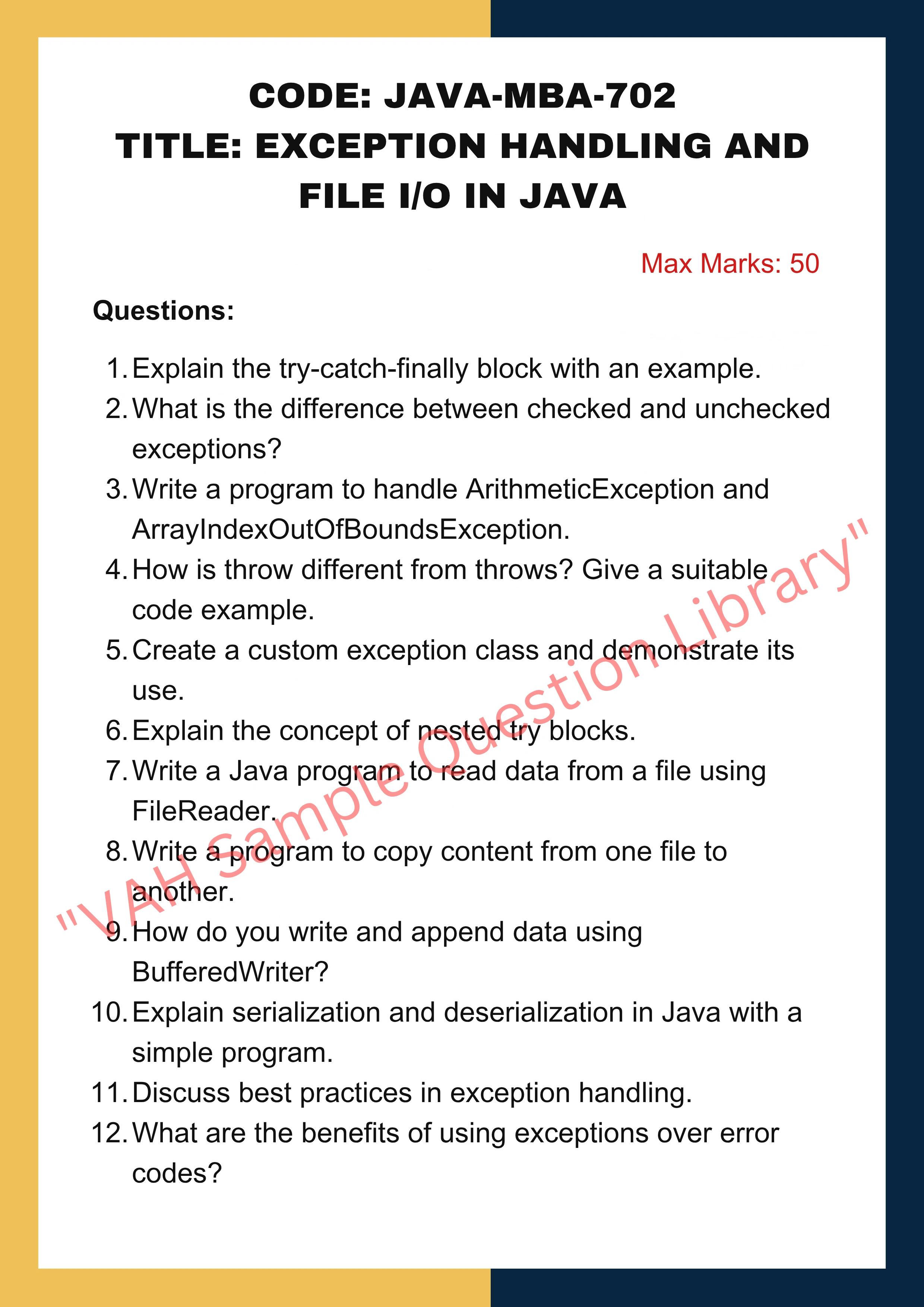 JAVA Assignment Help