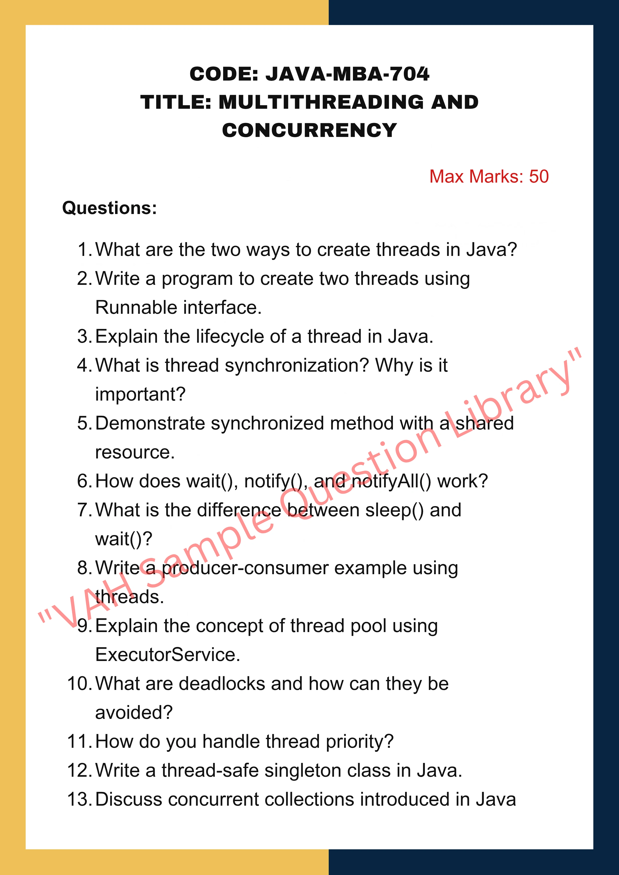 JAVA Assignment Help