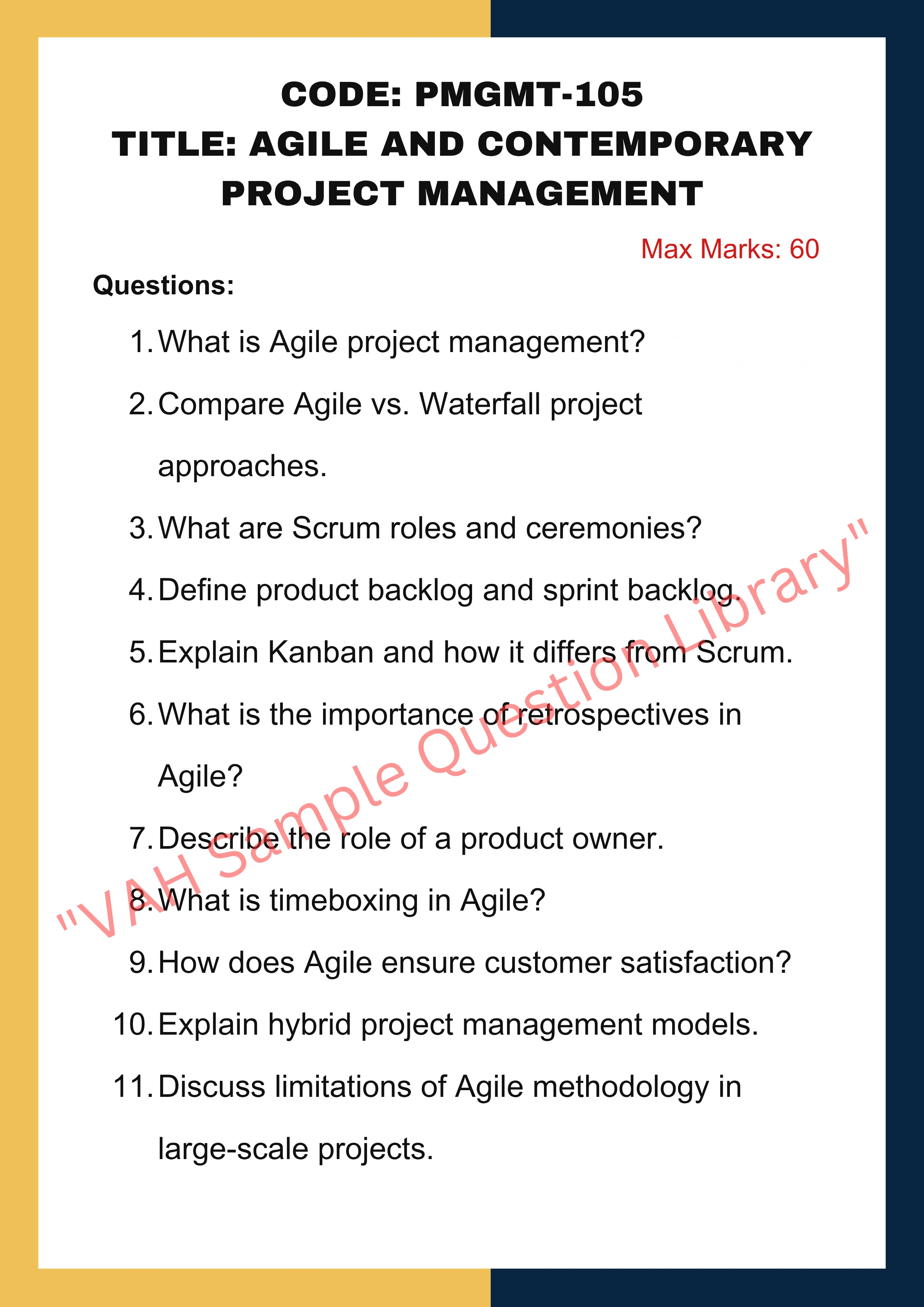 Project management